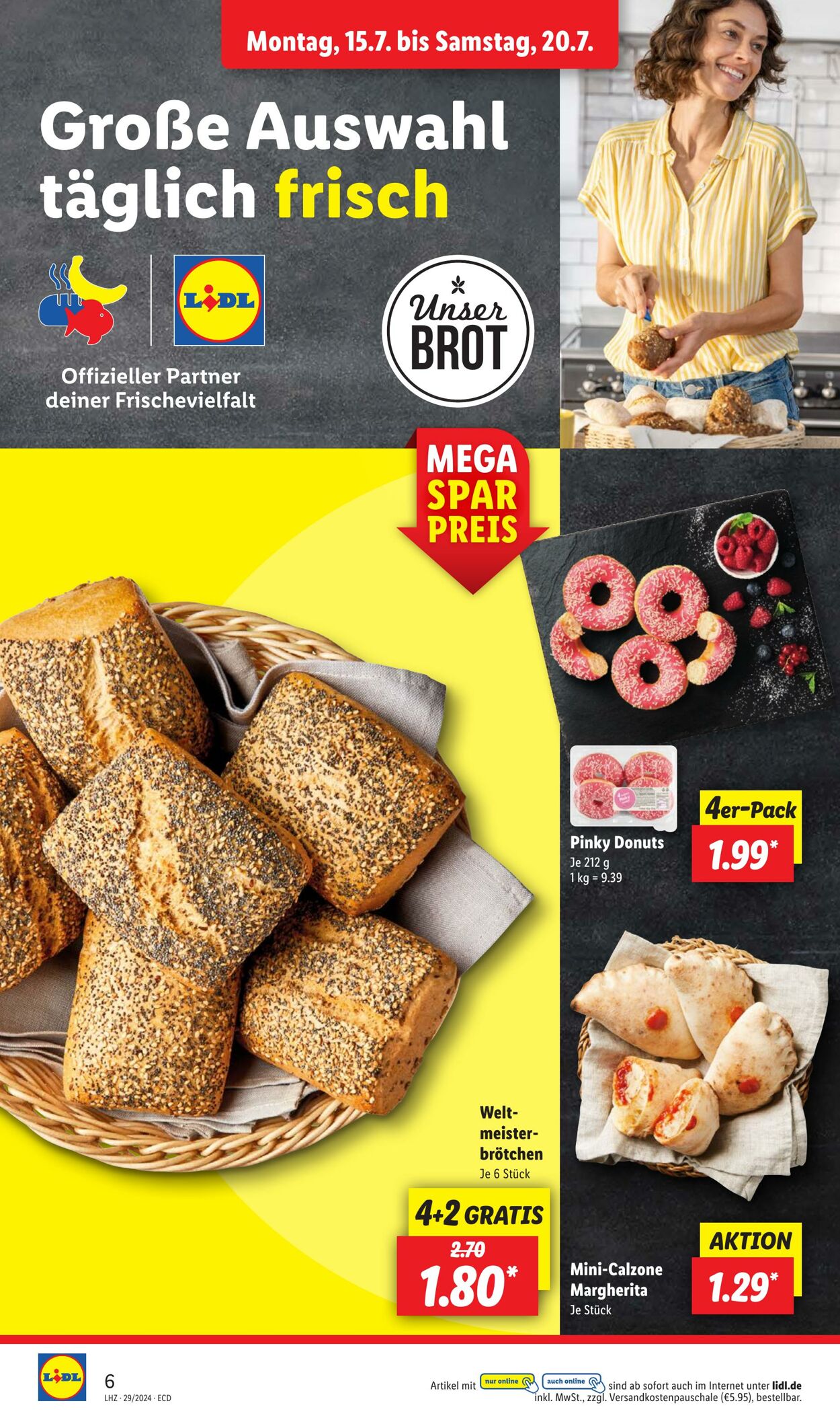 Prospekt Lidl 15.07.2024 - 20.07.2024