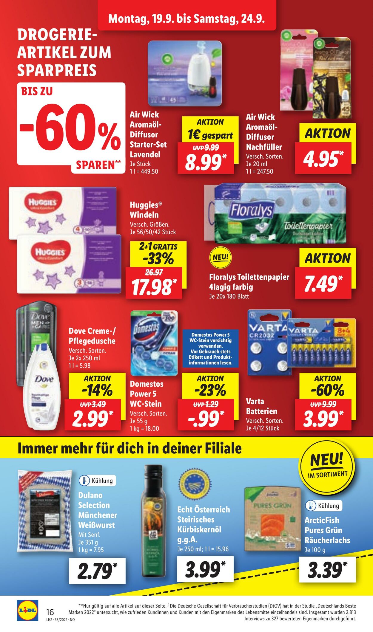 Prospekt Lidl 19.09.2022 - 24.09.2022