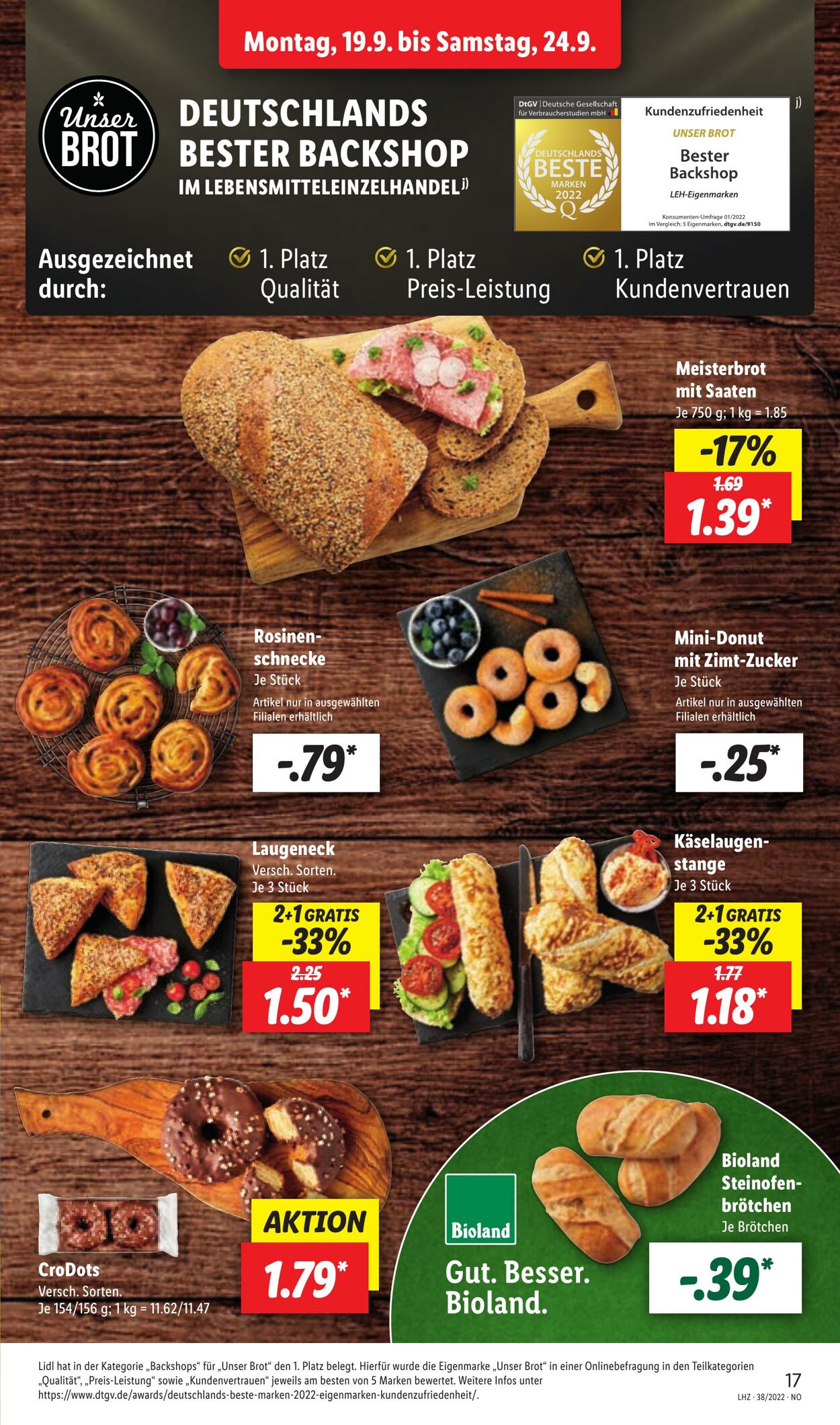 Prospekt Lidl 19.09.2022 - 24.09.2022