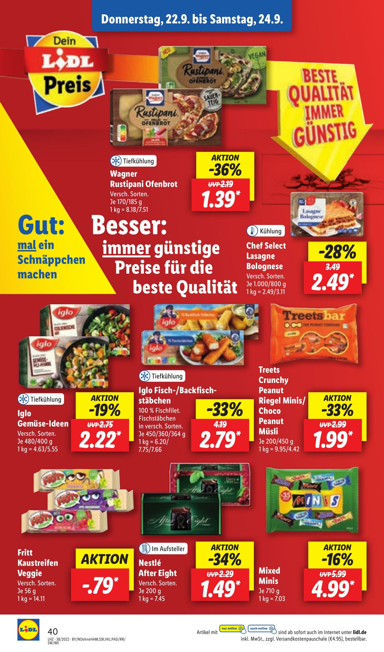 Prospekt Lidl 19.09.2022 - 24.09.2022