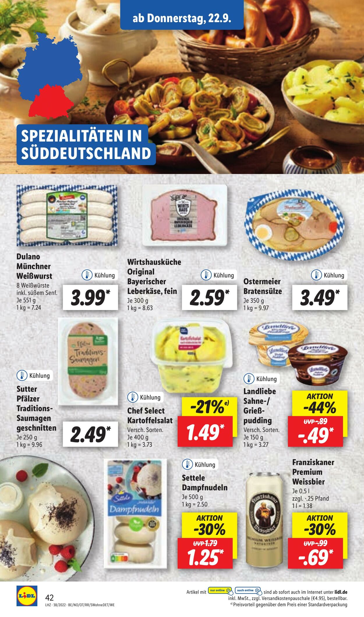 Prospekt Lidl 19.09.2022 - 24.09.2022