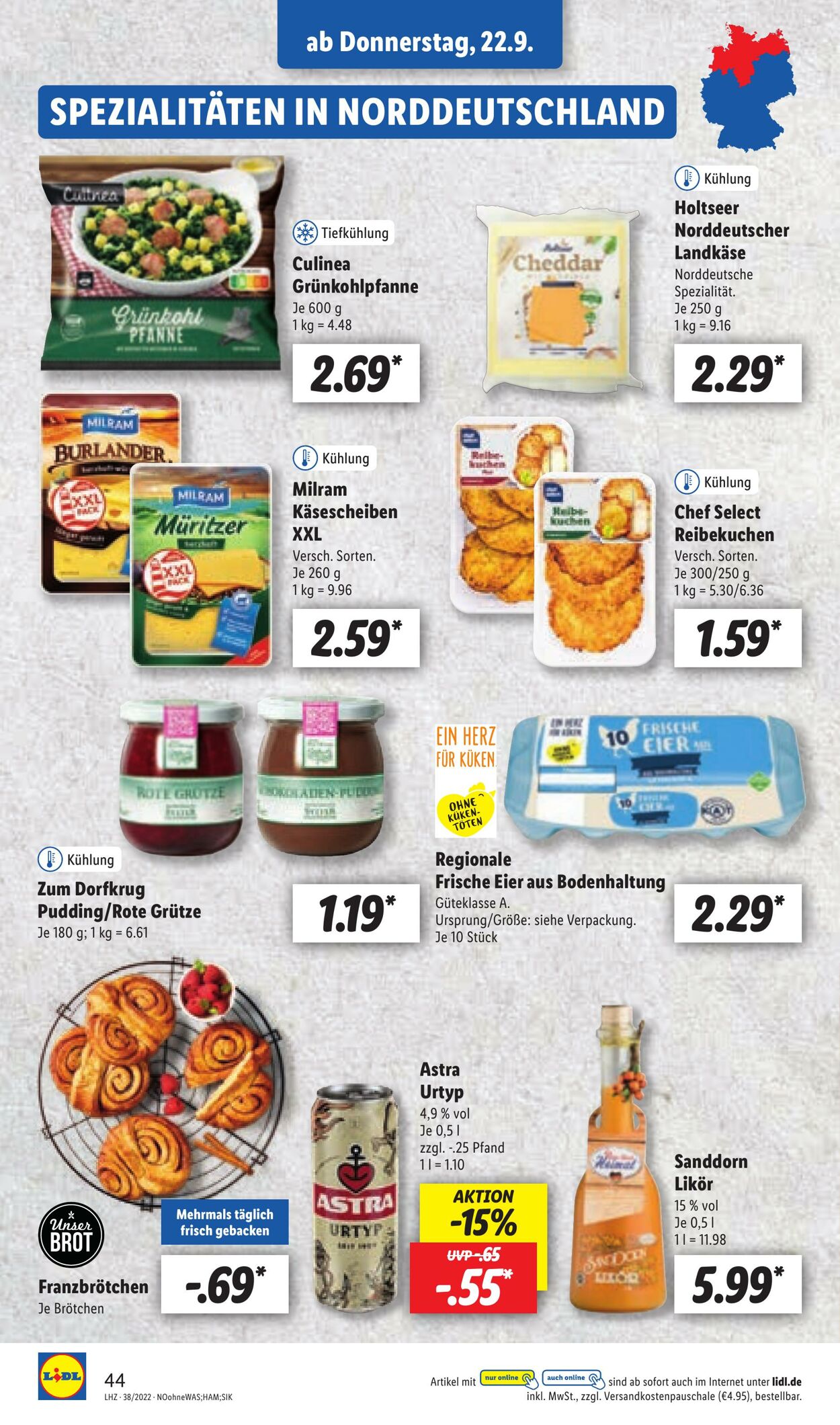 Prospekt Lidl 19.09.2022 - 24.09.2022