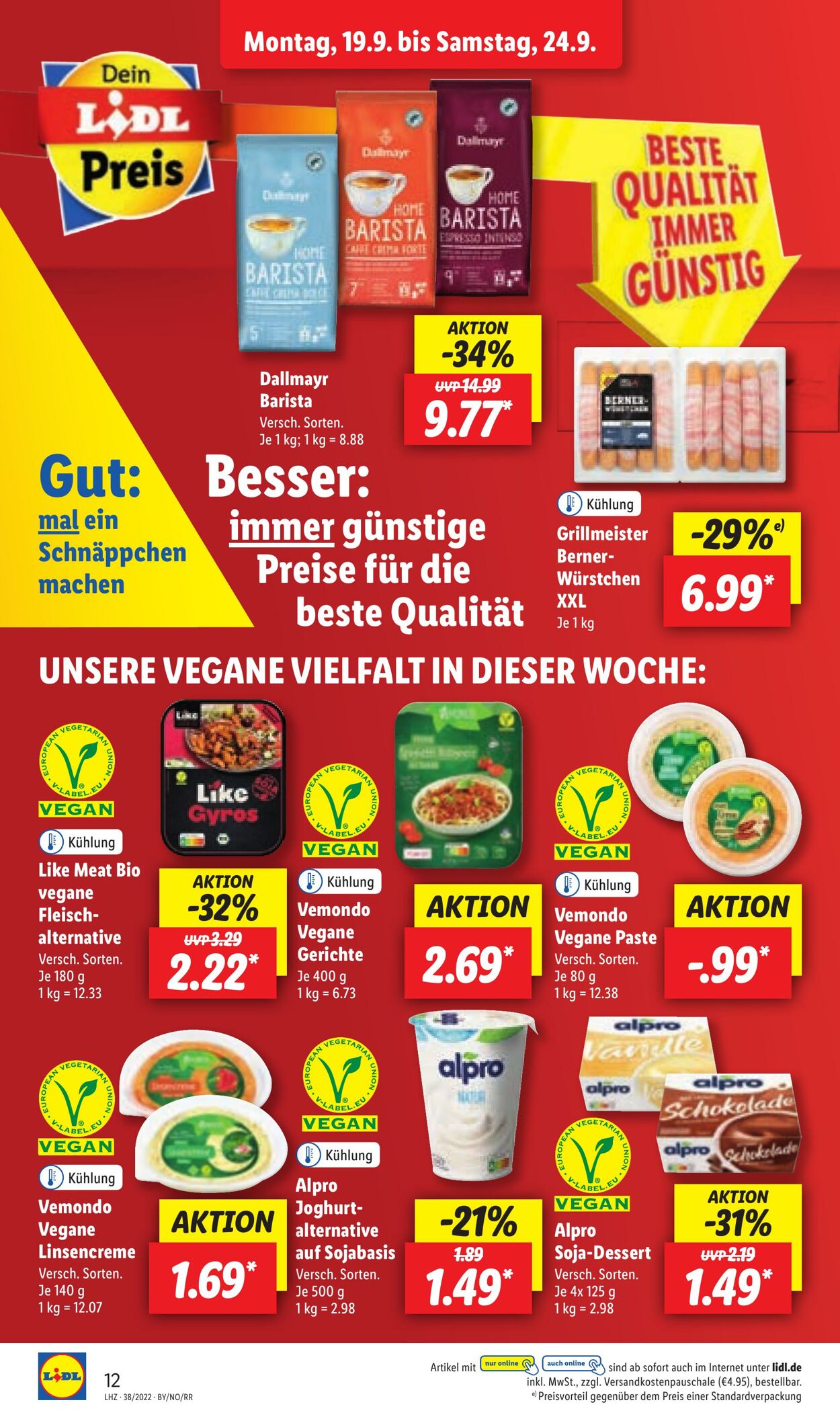 Prospekt Lidl 19.09.2022 - 24.09.2022