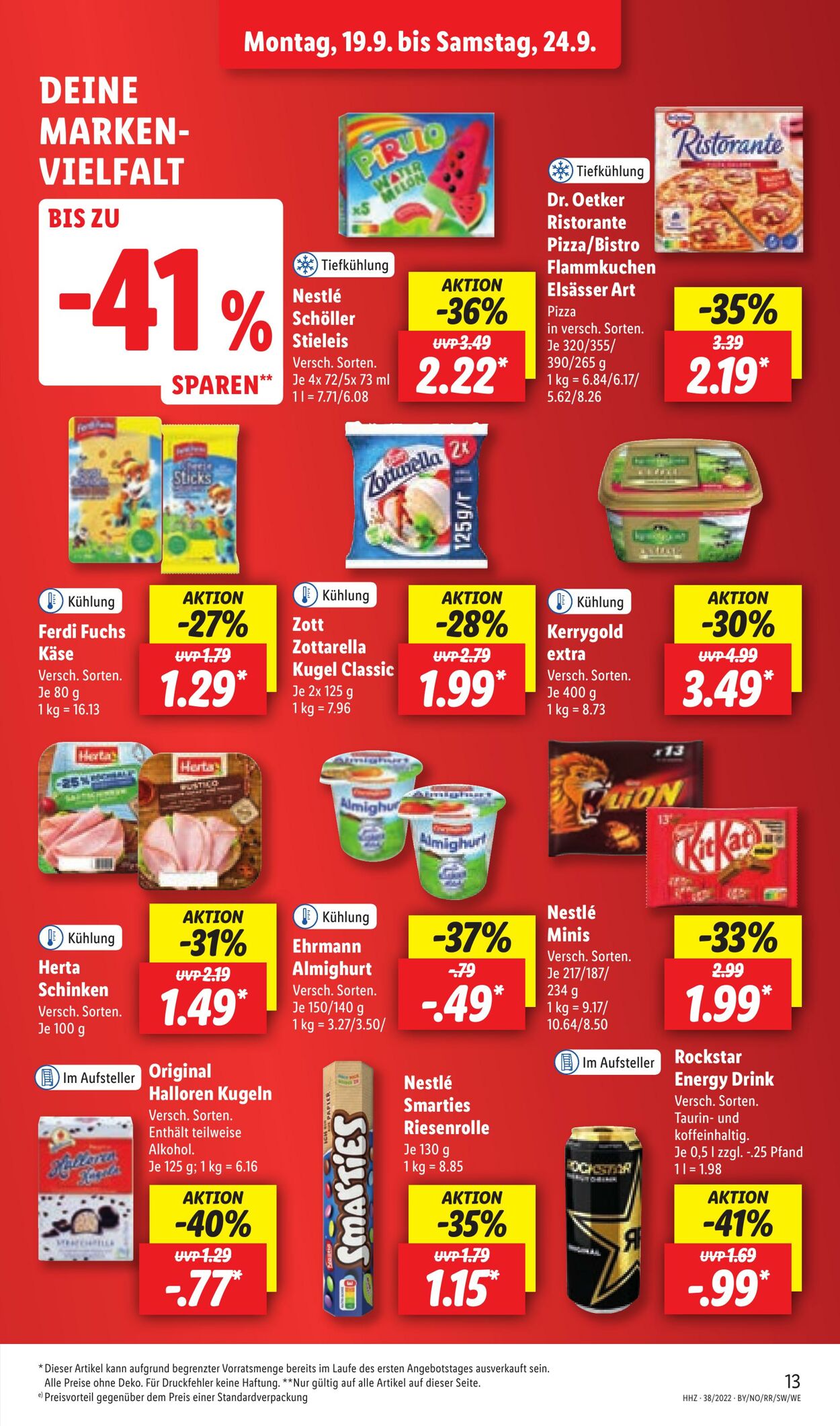 Prospekt Lidl 19.09.2022 - 24.09.2022