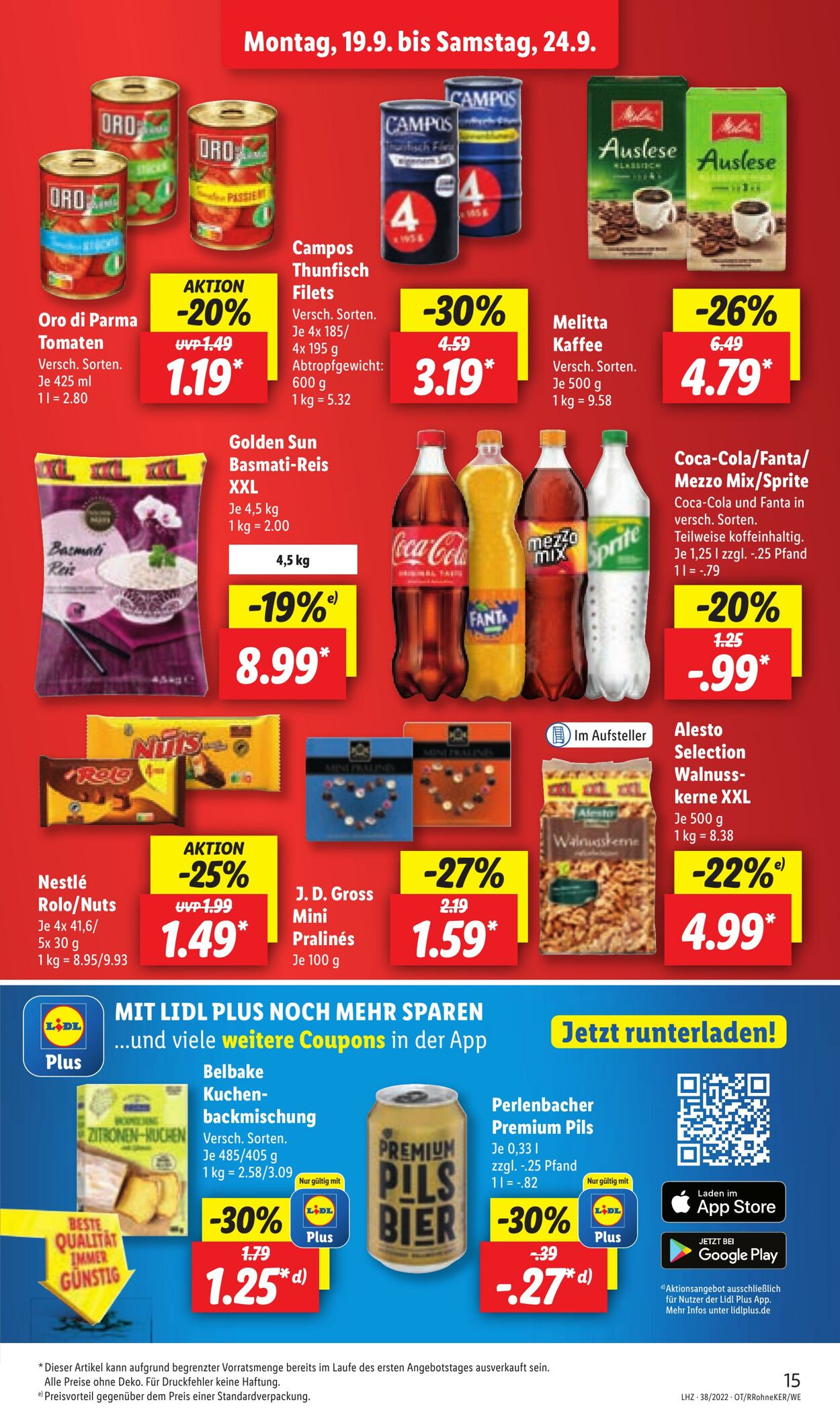 Prospekt Lidl 19.09.2022 - 24.09.2022