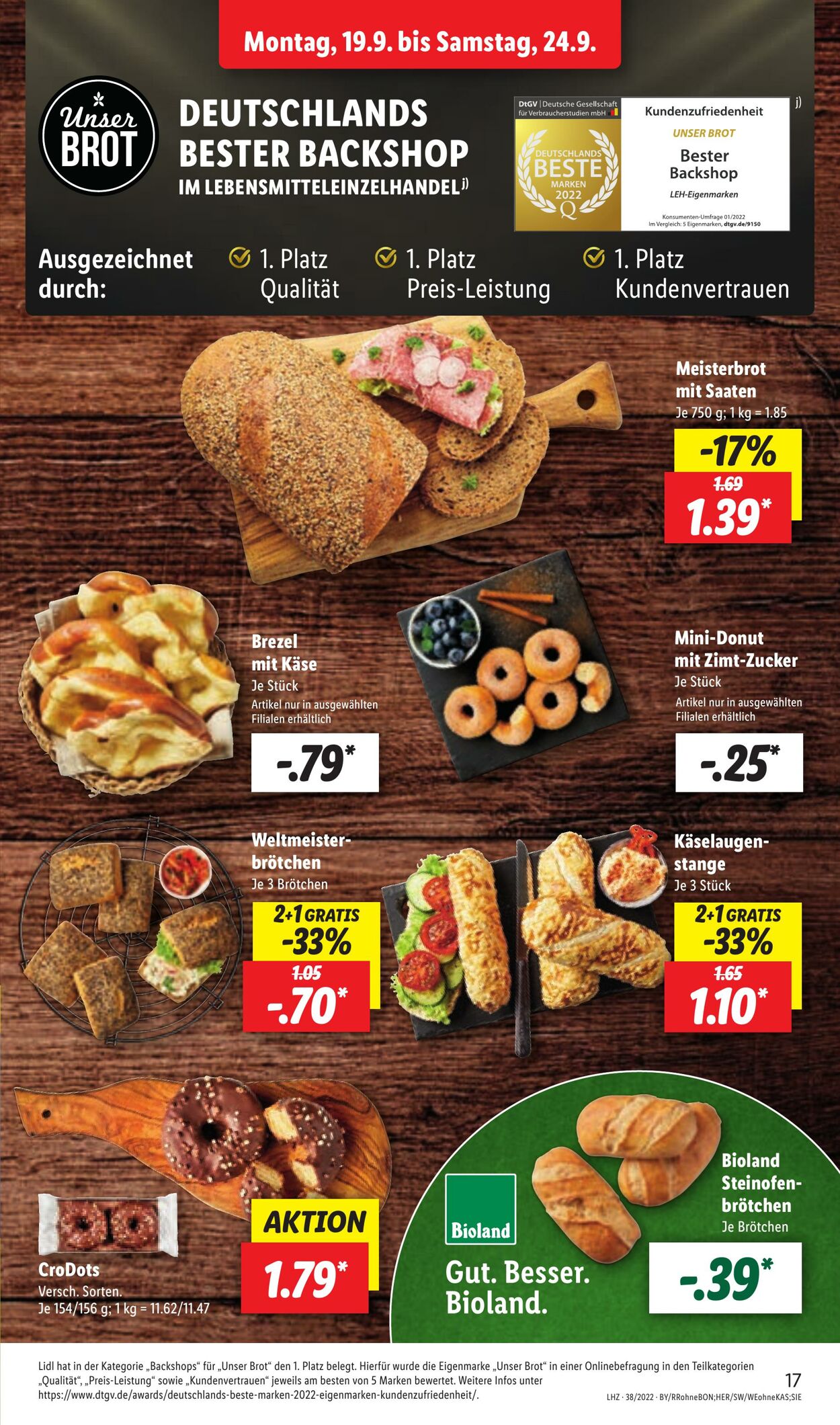 Prospekt Lidl 19.09.2022 - 24.09.2022