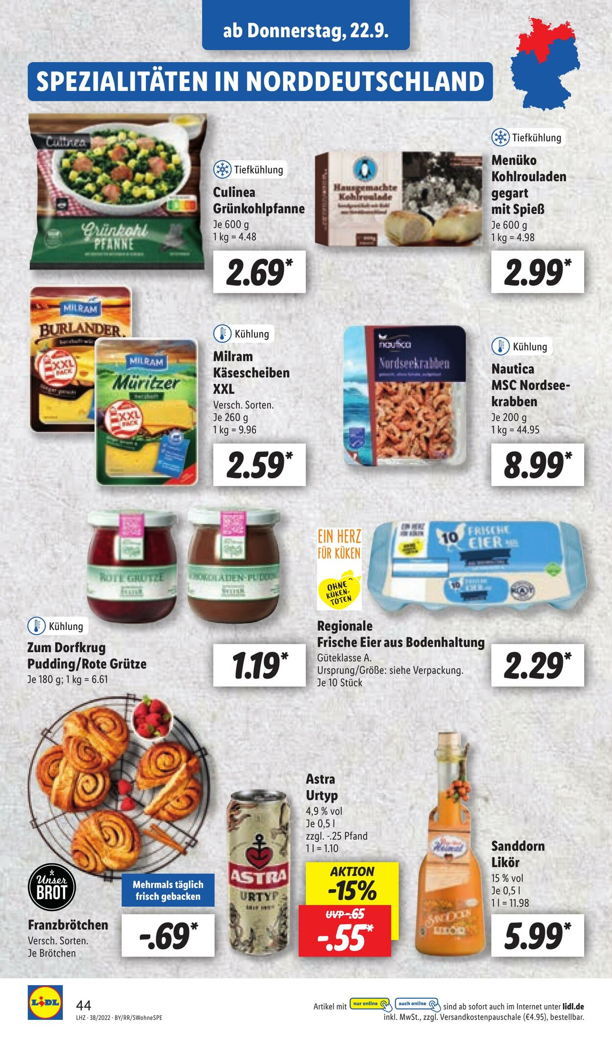 Prospekt Lidl 19.09.2022 - 24.09.2022