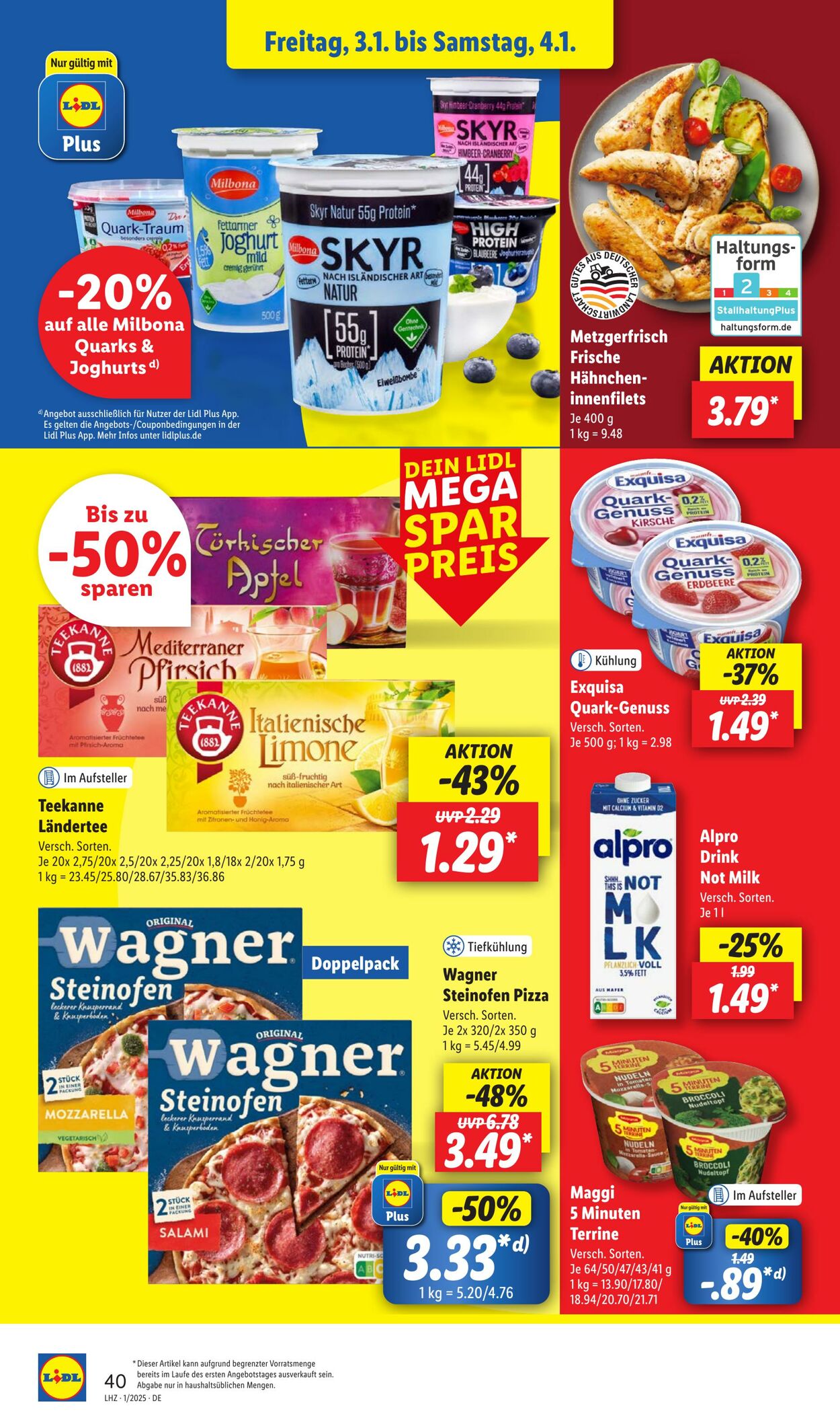 Prospekt Lidl 30.12.2024 - 04.01.2025