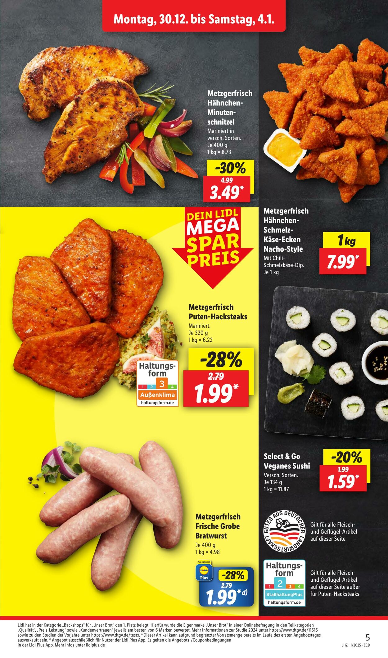 Prospekt Lidl 30.12.2024 - 04.01.2025