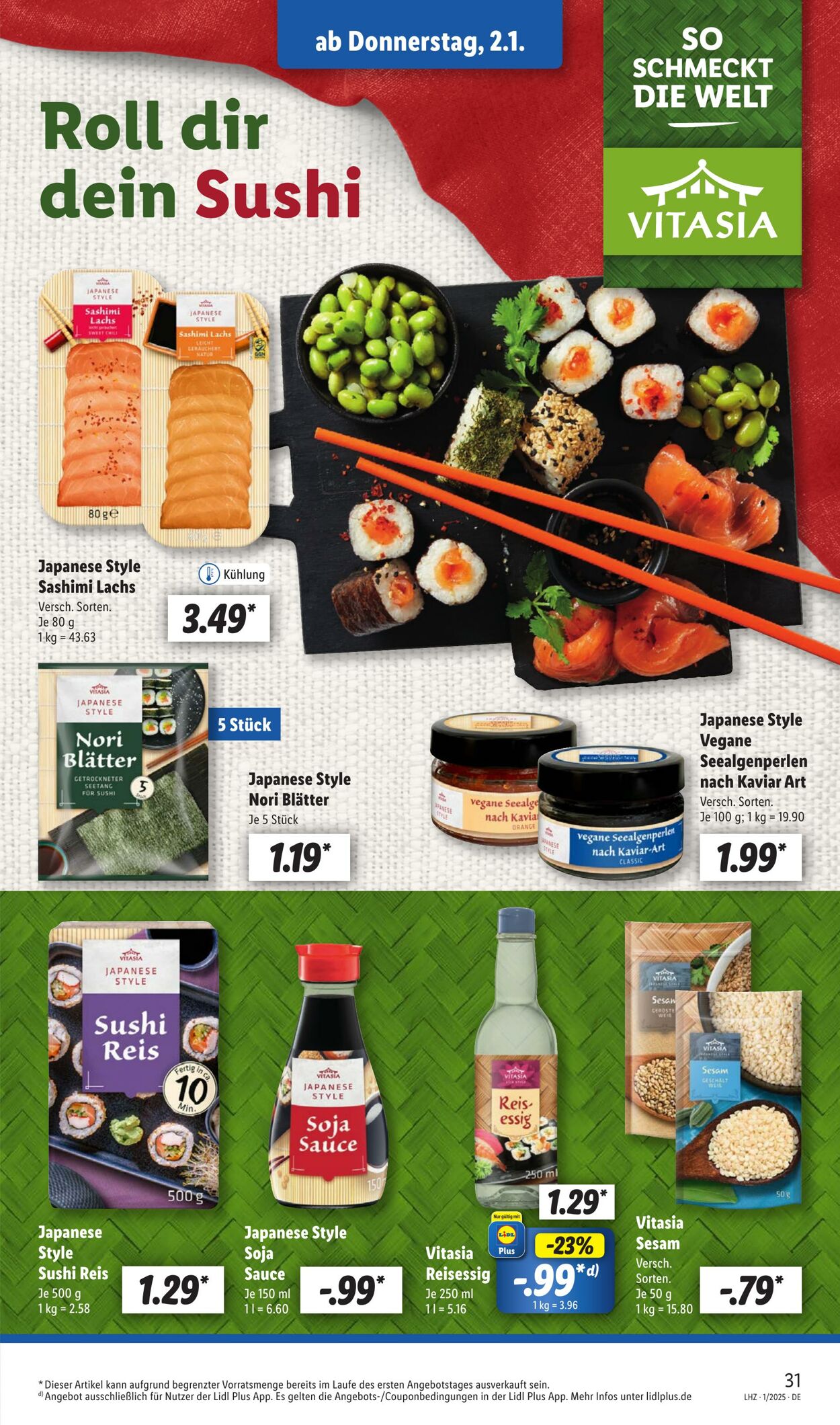 Prospekt Lidl 30.12.2024 - 04.01.2025