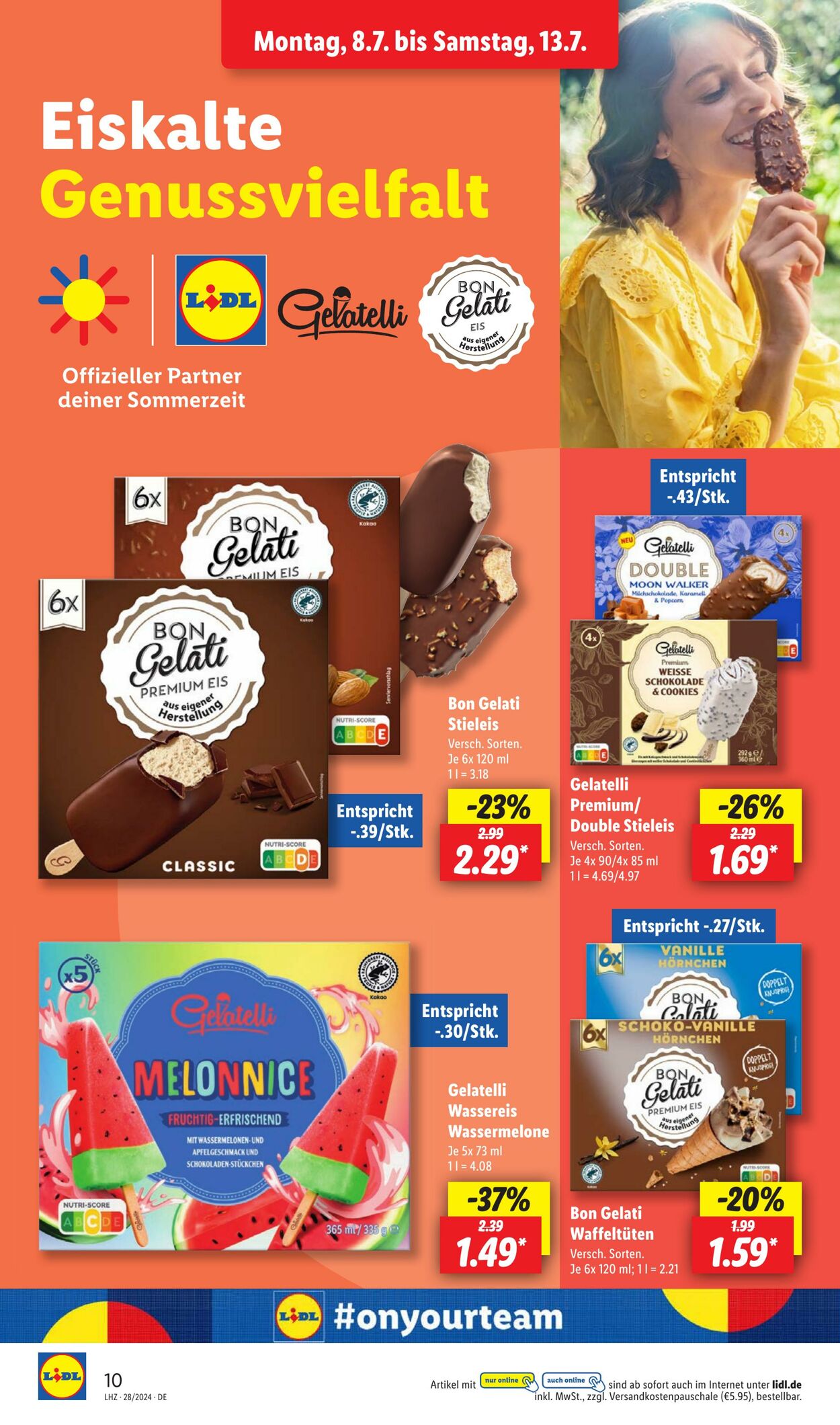 Prospekt Lidl 08.07.2024 - 13.07.2024