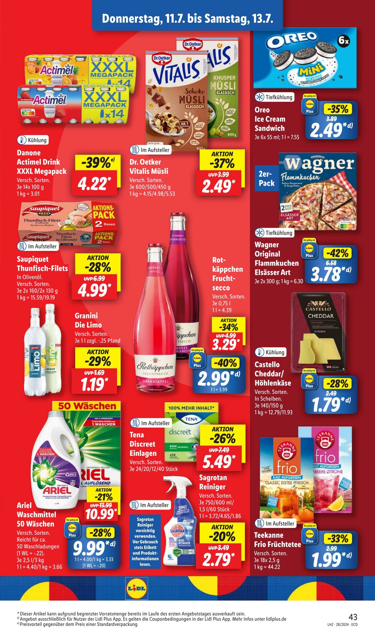 Prospekt Lidl 08.07.2024 - 13.07.2024