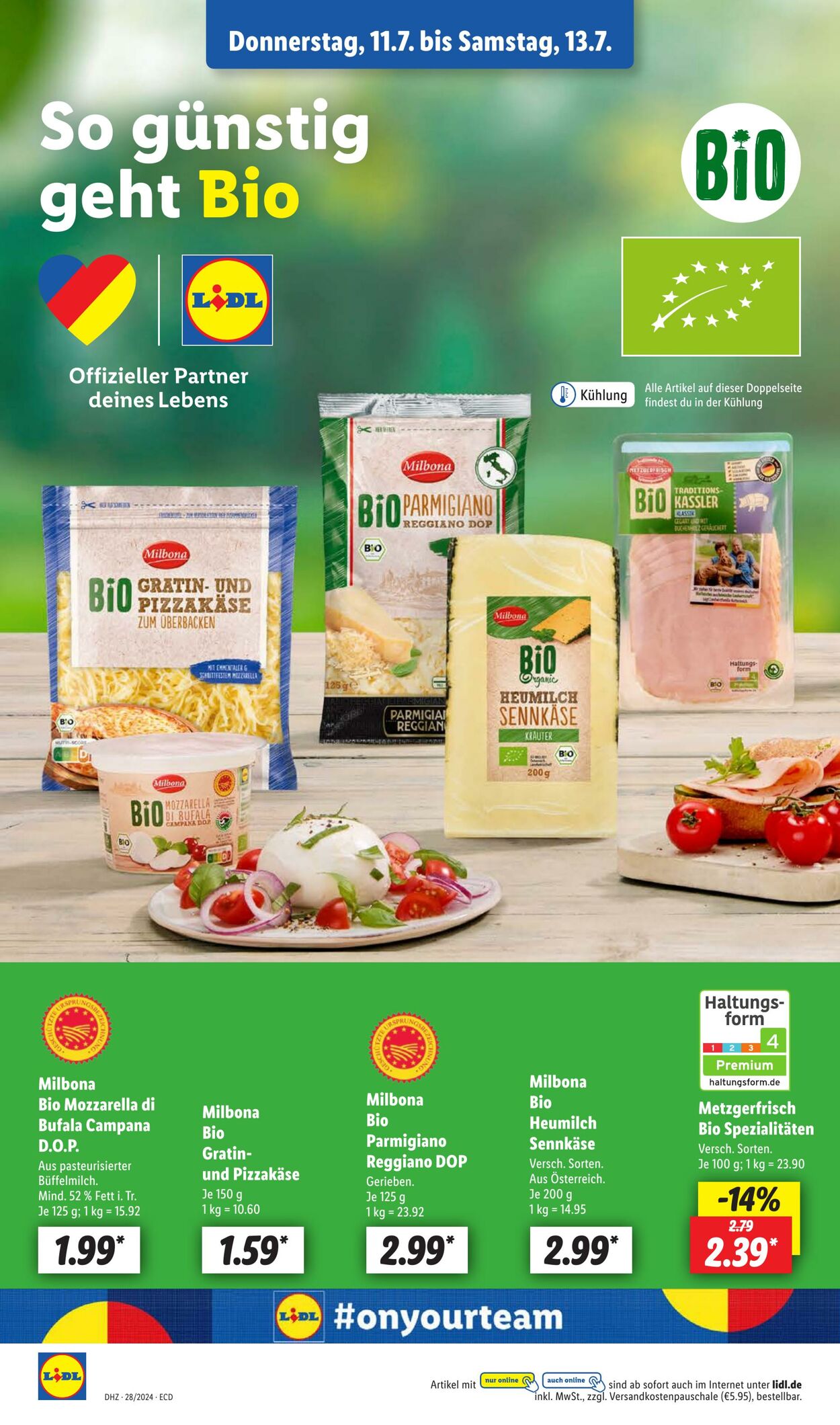 Prospekt Lidl 08.07.2024 - 13.07.2024