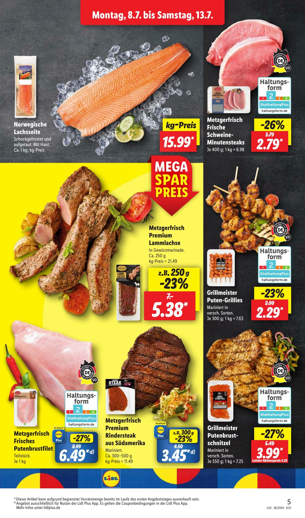 Prospekt Lidl 08.07.2024 - 13.07.2024