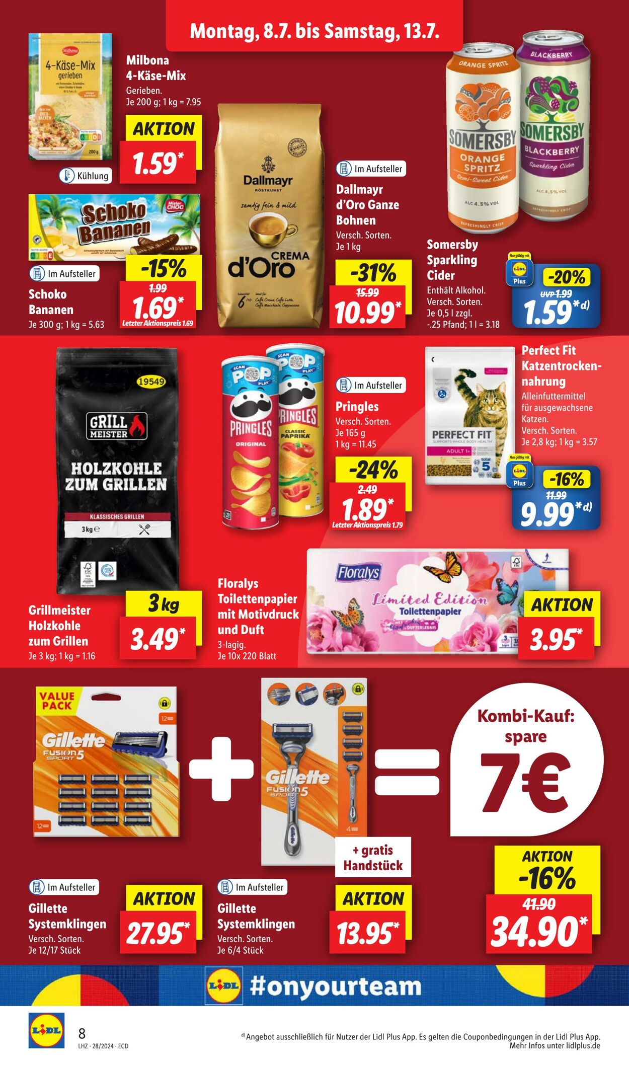 Prospekt Lidl 08.07.2024 - 13.07.2024