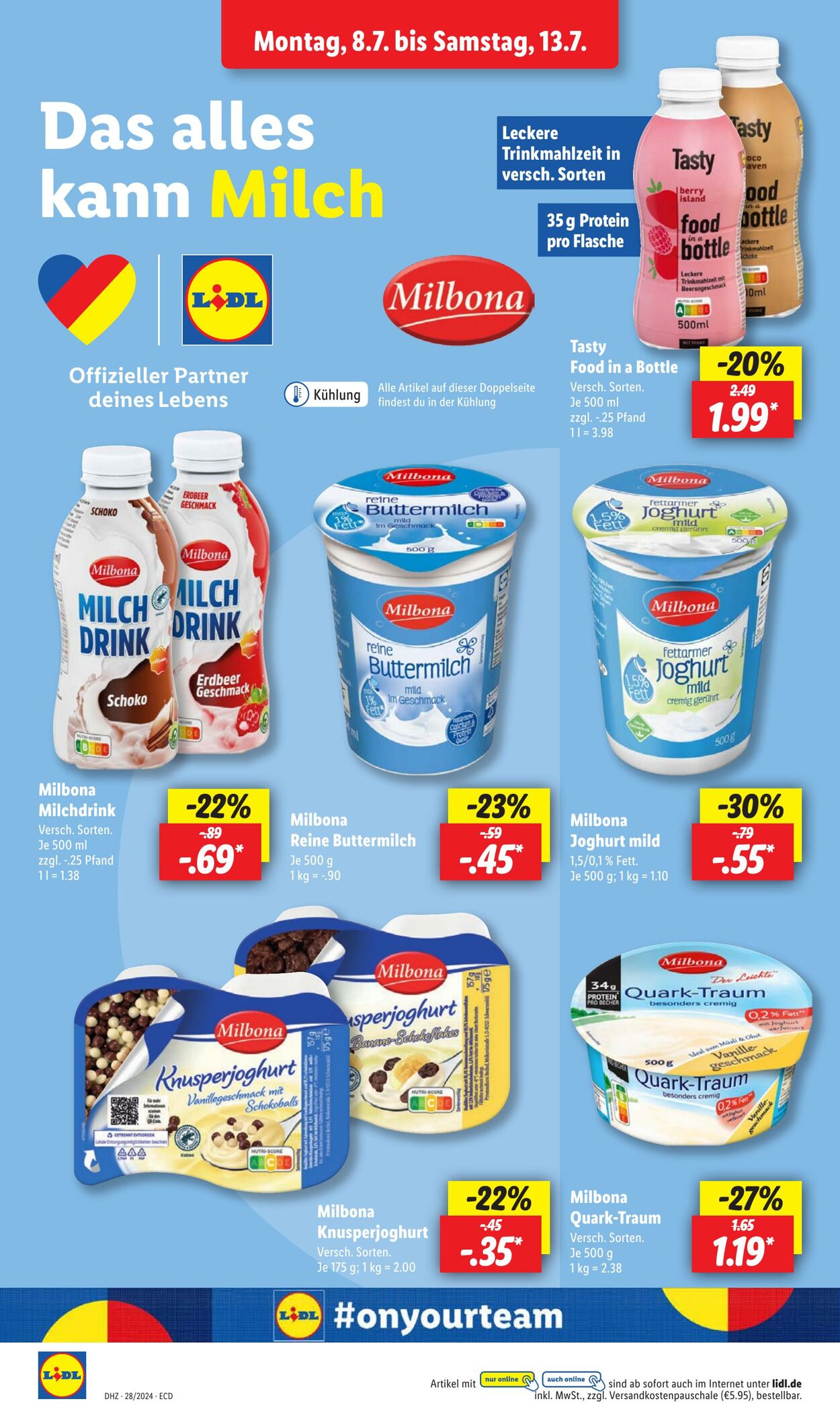 Prospekt Lidl 08.07.2024 - 13.07.2024