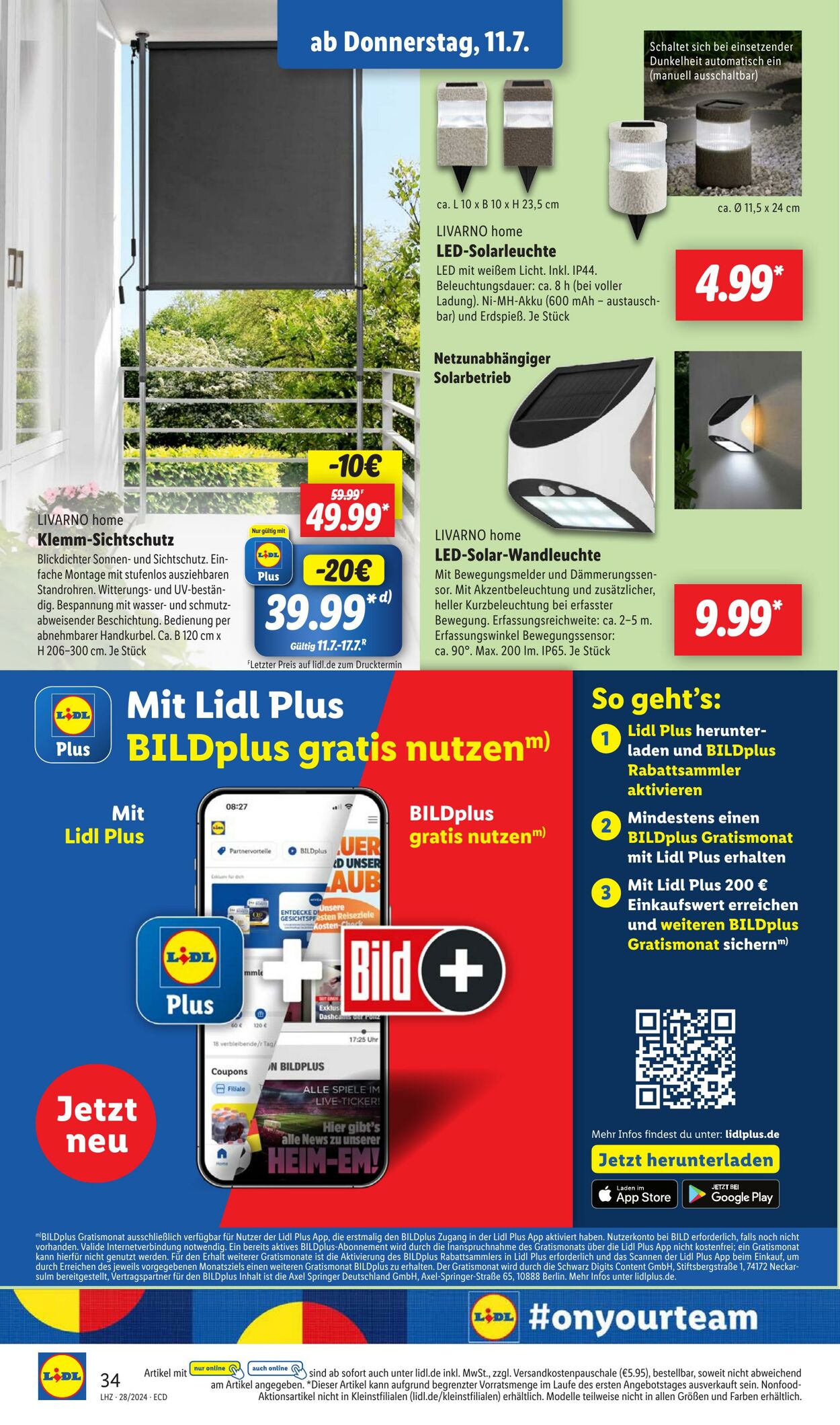 Prospekt Lidl 08.07.2024 - 13.07.2024