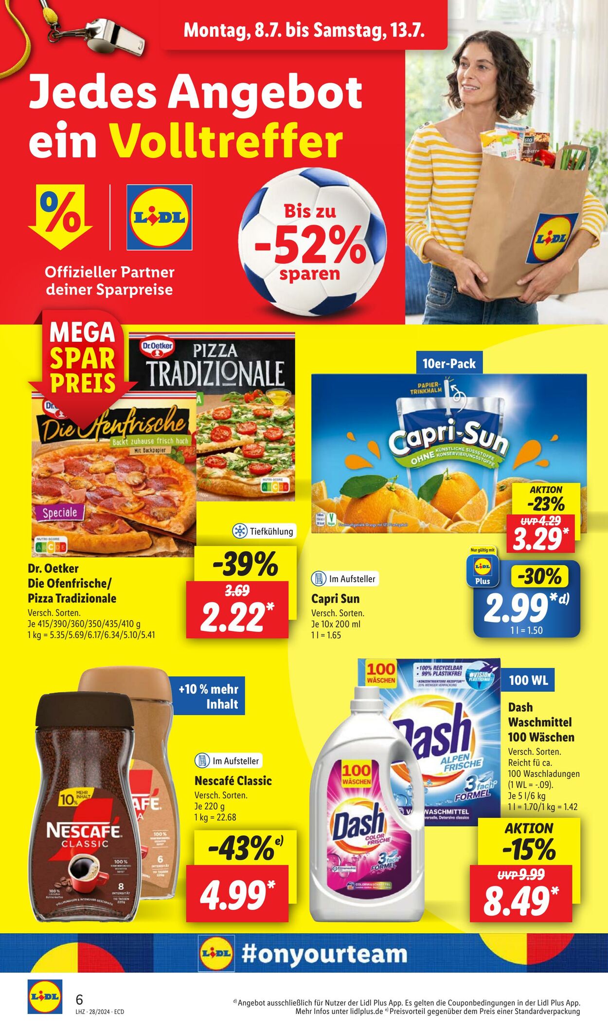 Prospekt Lidl 08.07.2024 - 13.07.2024