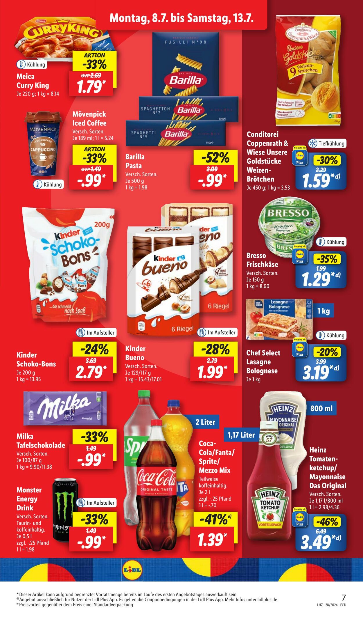 Prospekt Lidl 08.07.2024 - 13.07.2024