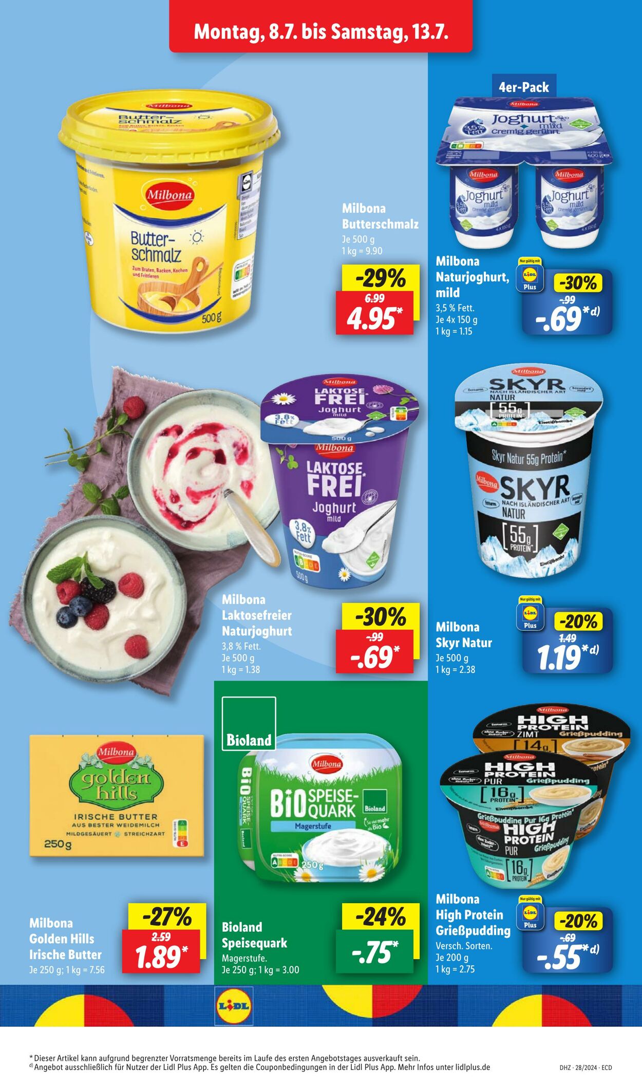 Prospekt Lidl 08.07.2024 - 13.07.2024