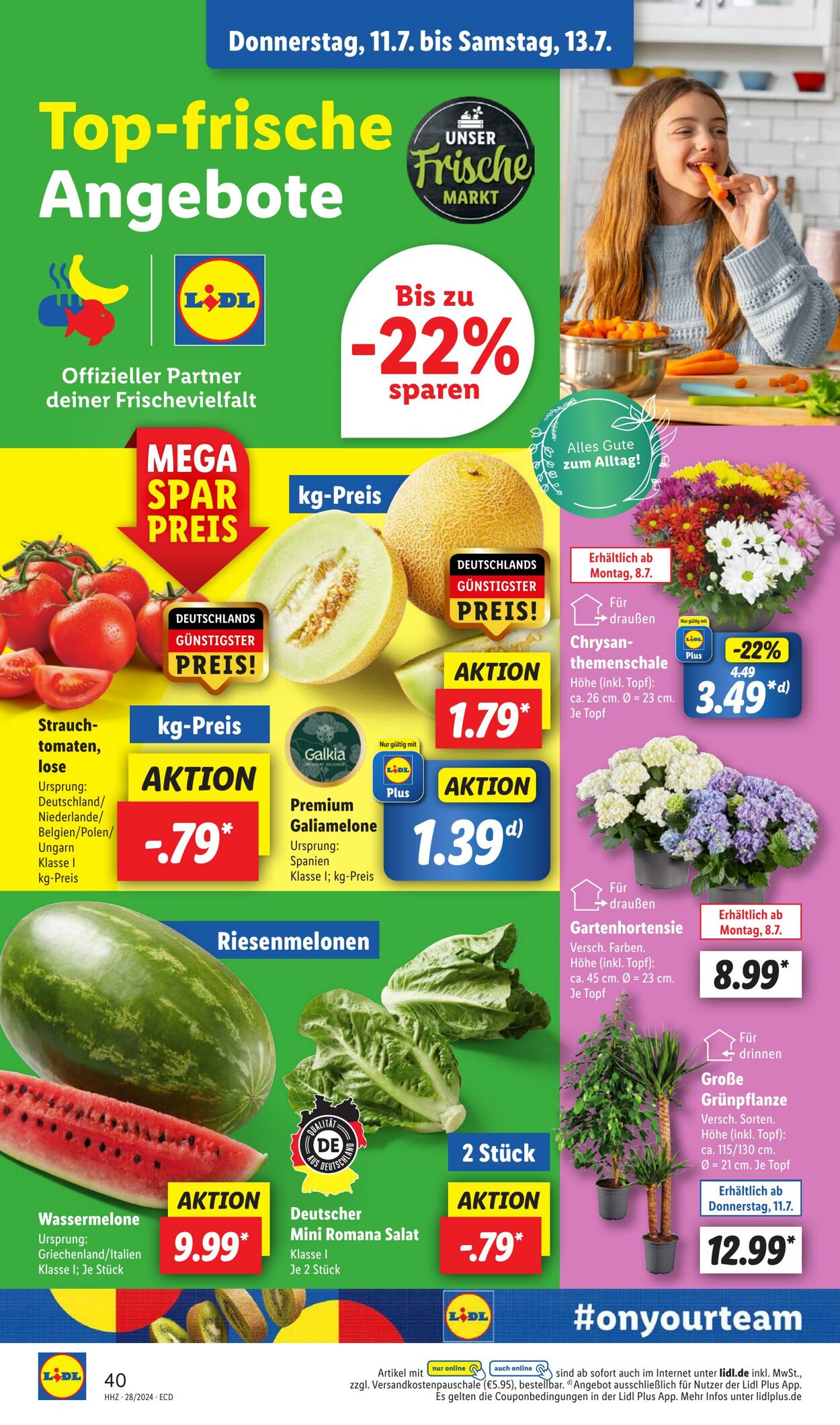 Prospekt Lidl 08.07.2024 - 13.07.2024