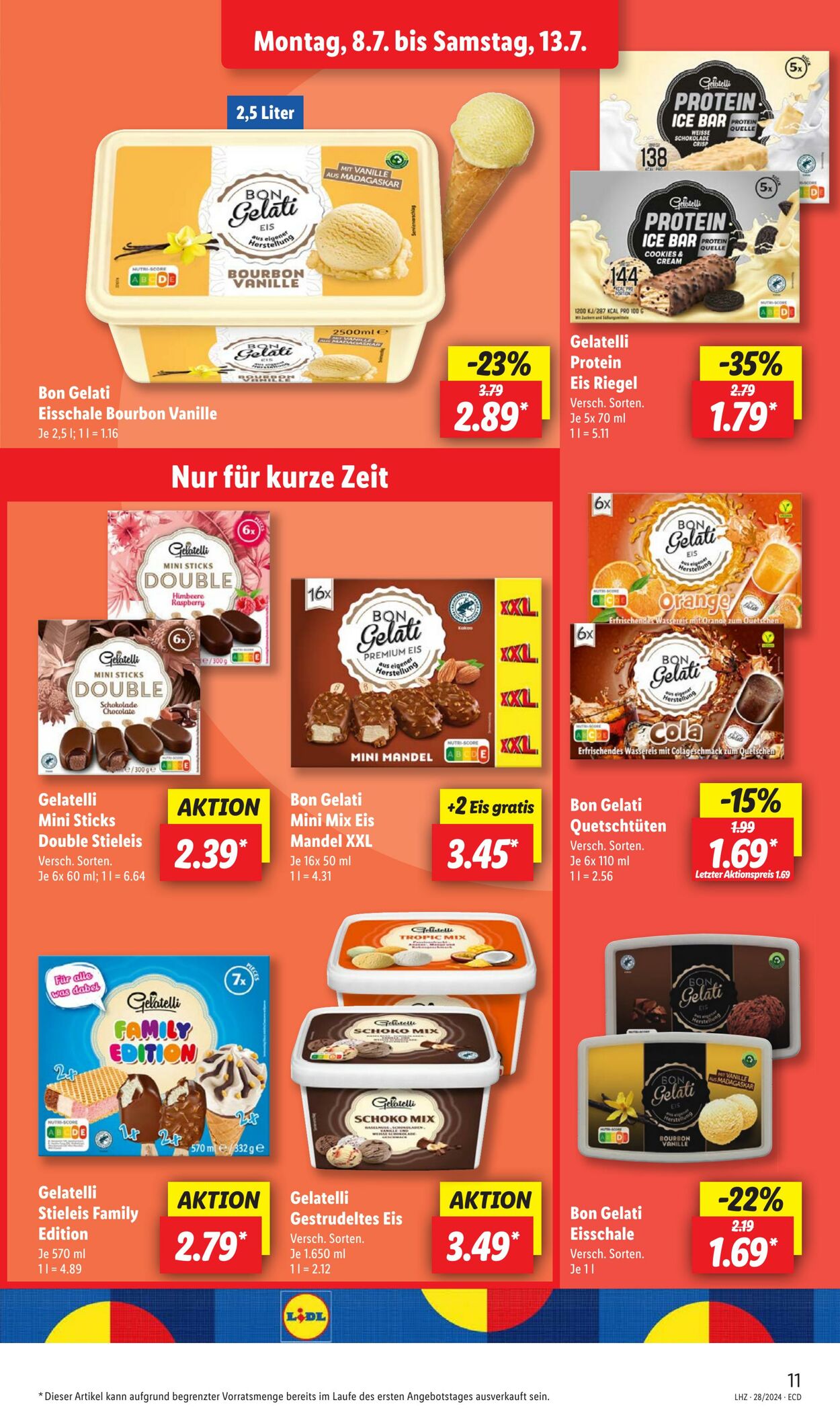 Prospekt Lidl 08.07.2024 - 13.07.2024