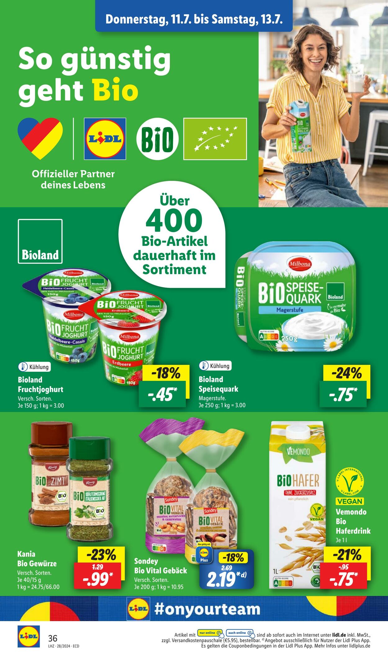 Prospekt Lidl 08.07.2024 - 13.07.2024