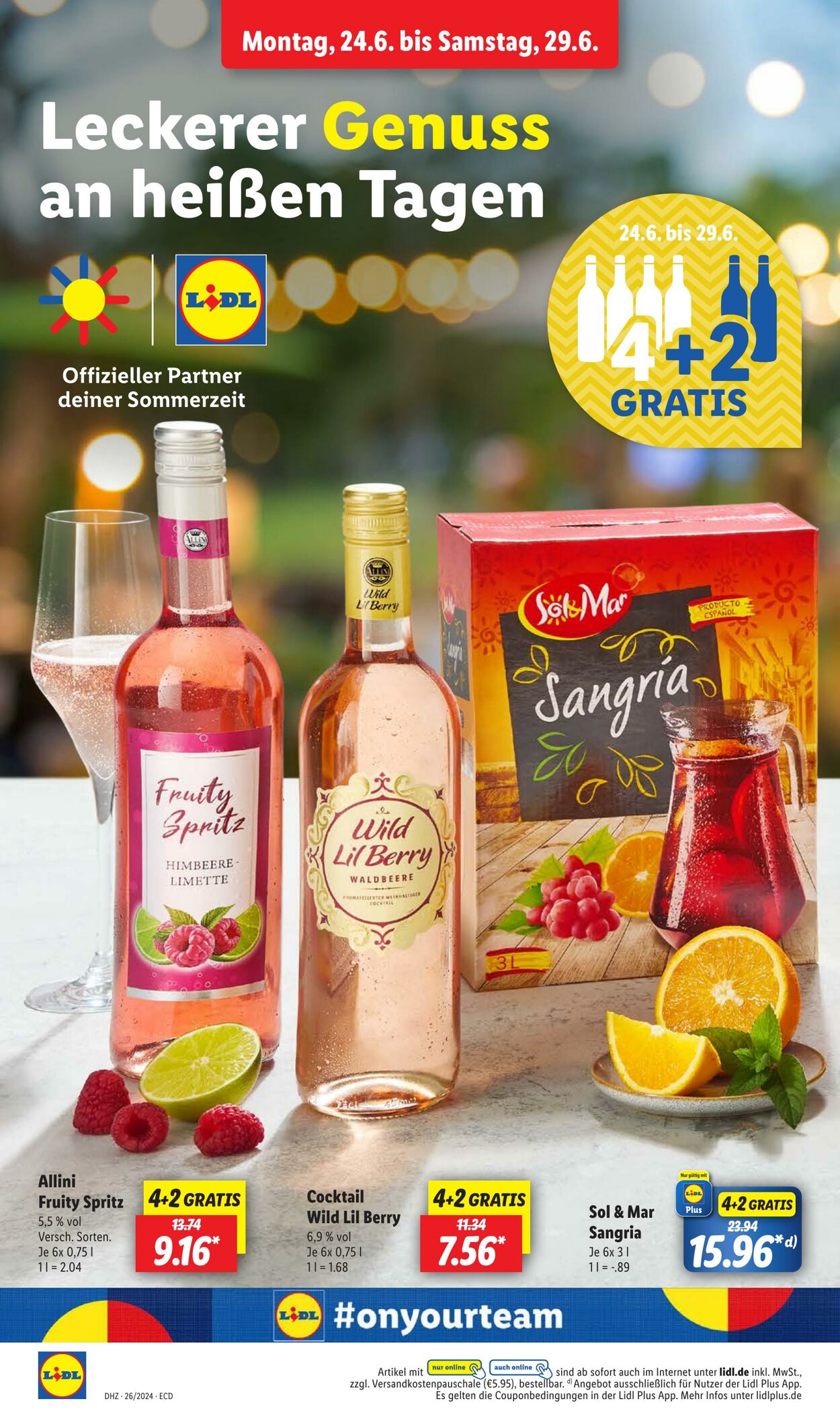 Prospekt Lidl 24.06.2024 - 29.06.2024