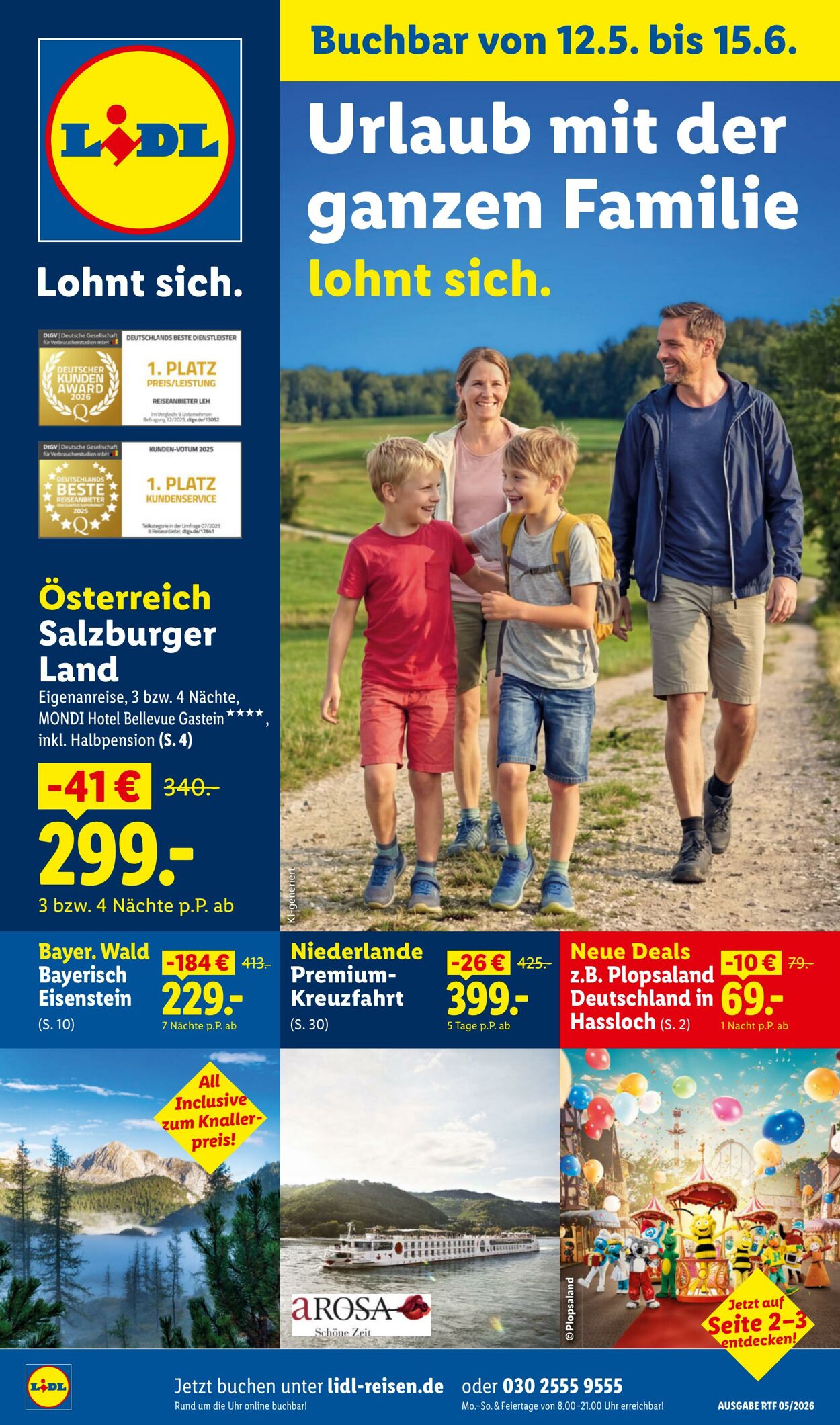 Prospekt Lidl - Mai/Juni Reise-Highlights 12 Mai, 2026 - 15 Jun, 2026