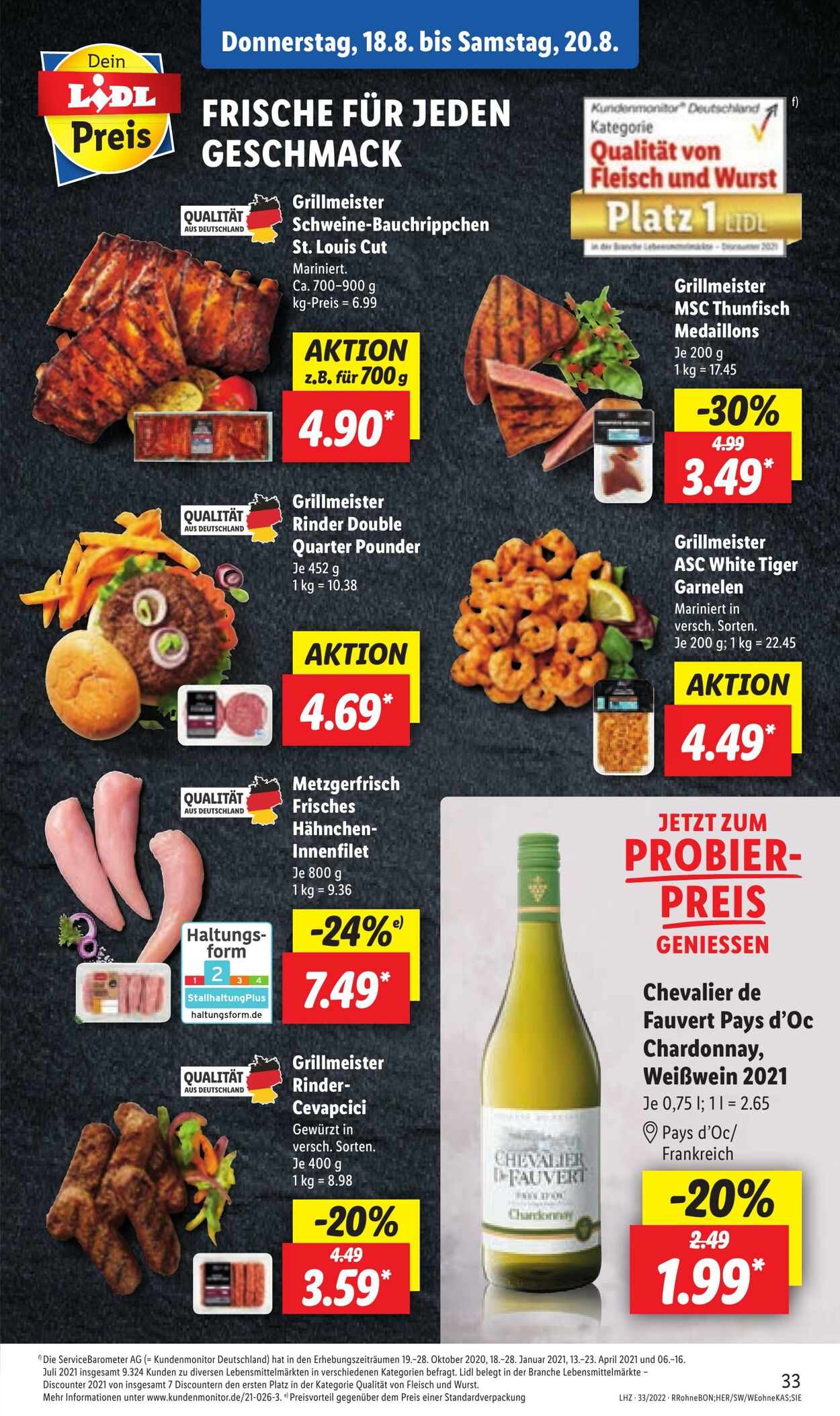 Prospekt Lidl 15.08.2022 - 20.08.2022