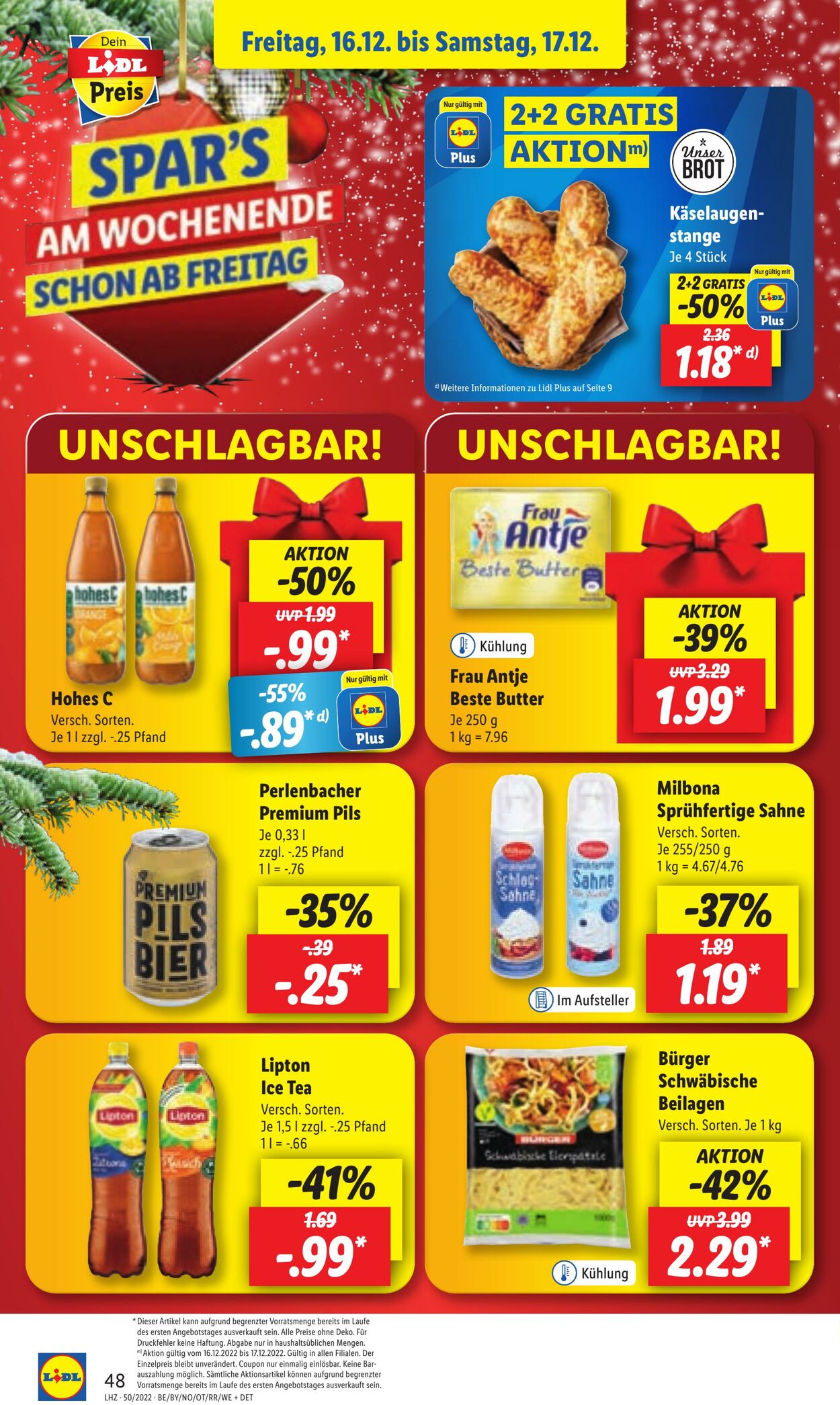 Prospekt Lidl 12.12.2022 - 17.12.2022