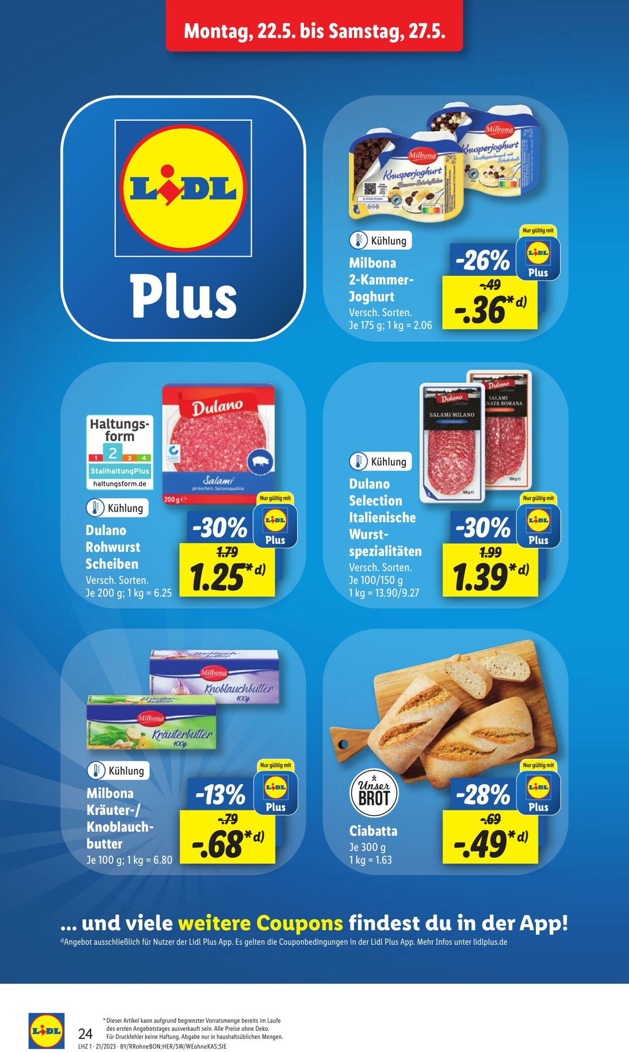 Prospekt Lidl 22.05.2023 - 27.05.2023