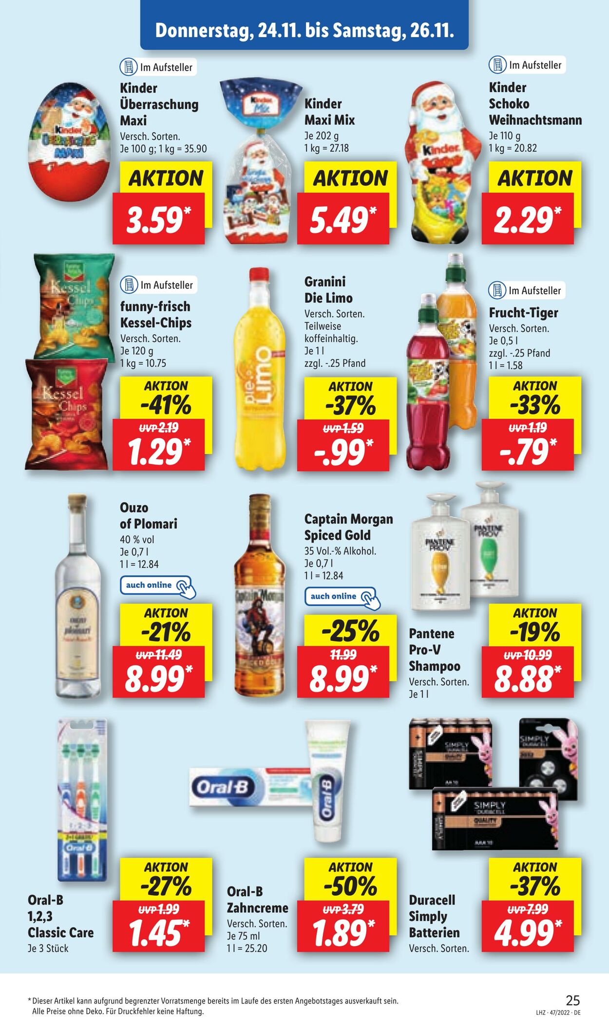 Prospekt Lidl 21.11.2022 - 26.11.2022