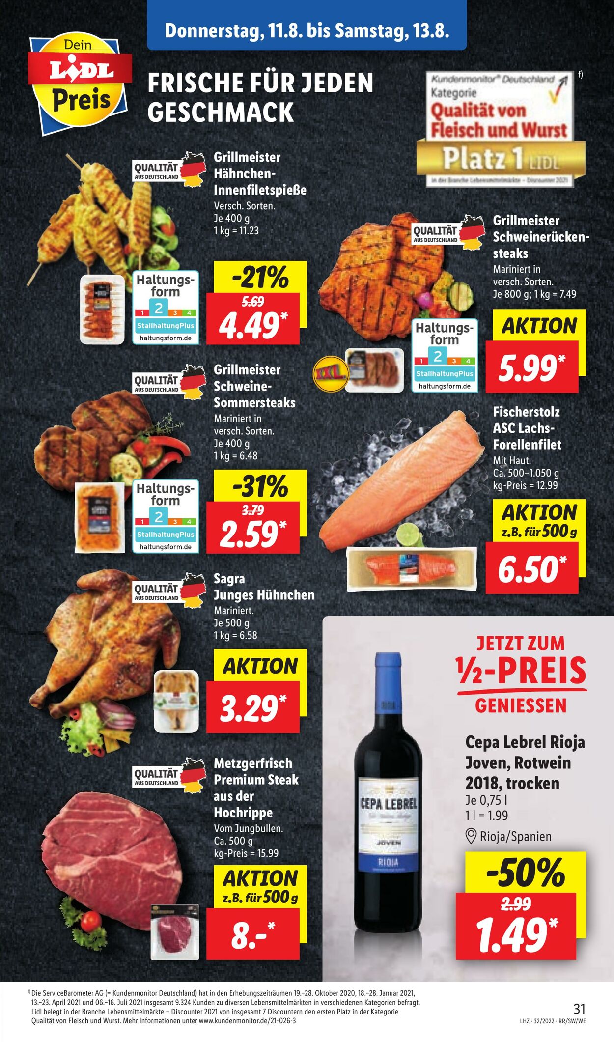 Prospekt Lidl 08.08.2022 - 13.08.2022