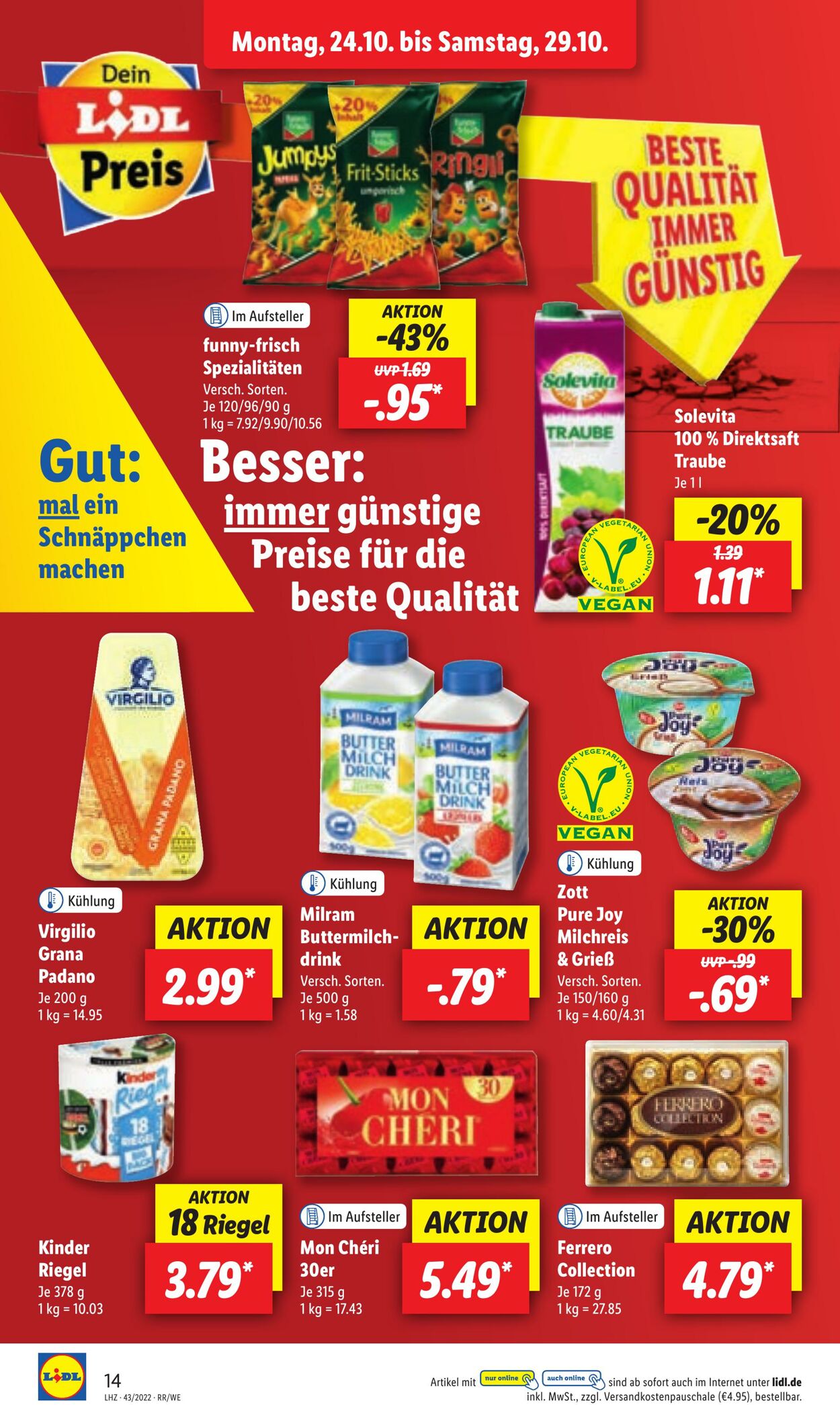 Prospekt Lidl 24.10.2022 - 29.10.2022