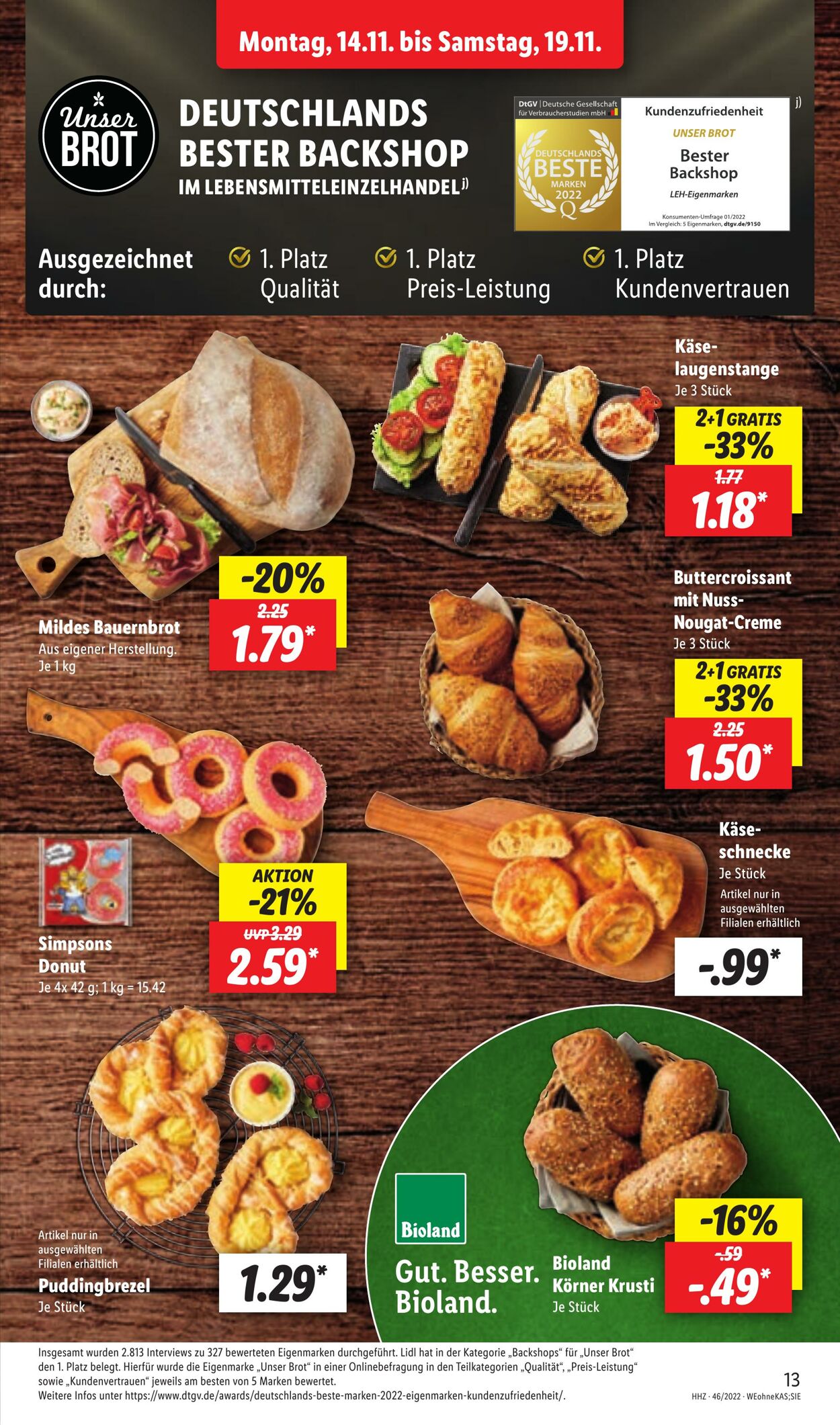 Prospekt Lidl 14.11.2022 - 19.11.2022