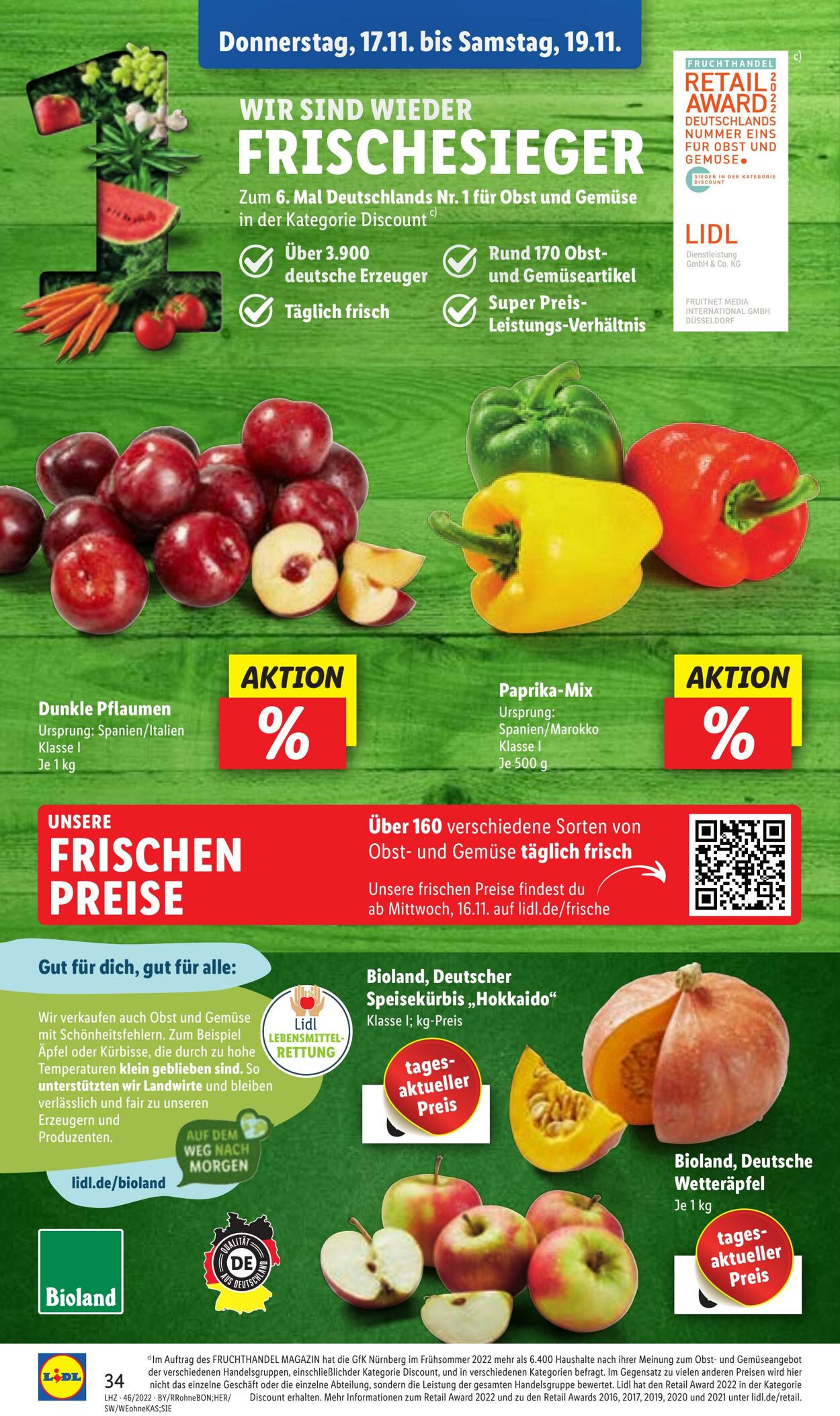 Prospekt Lidl 14.11.2022 - 19.11.2022