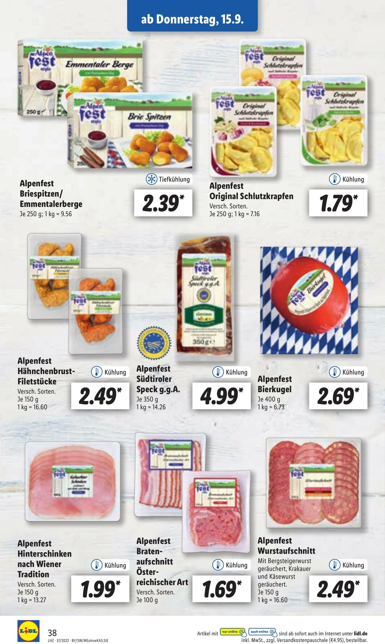 Prospekt Lidl 12.09.2022 - 17.09.2022