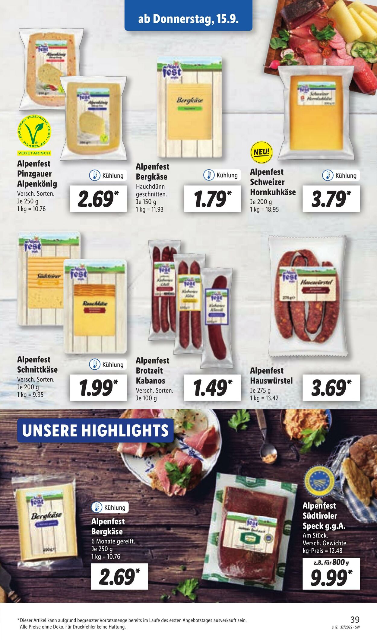 Prospekt Lidl 12.09.2022 - 17.09.2022