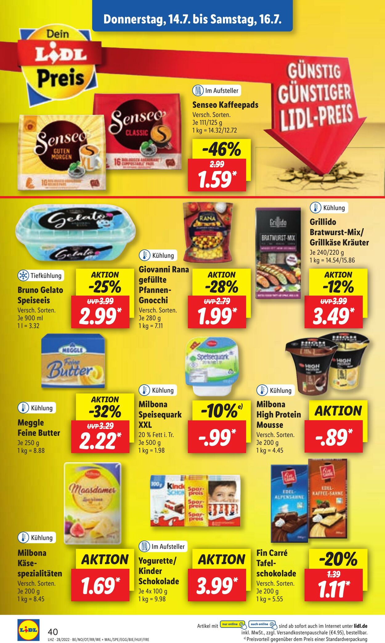 Prospekt Lidl 11.07.2022 - 16.07.2022