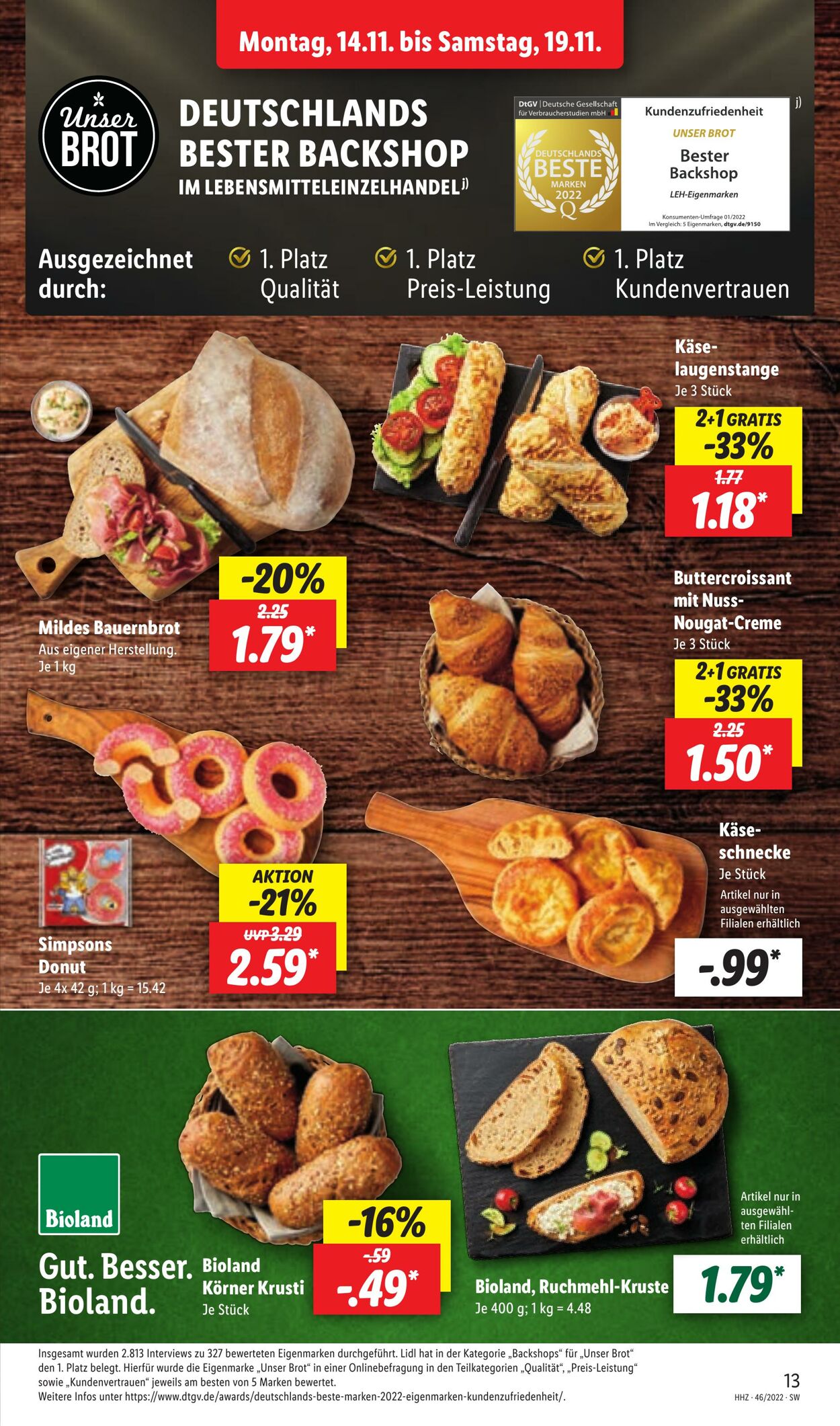 Prospekt Lidl 14.11.2022 - 19.11.2022