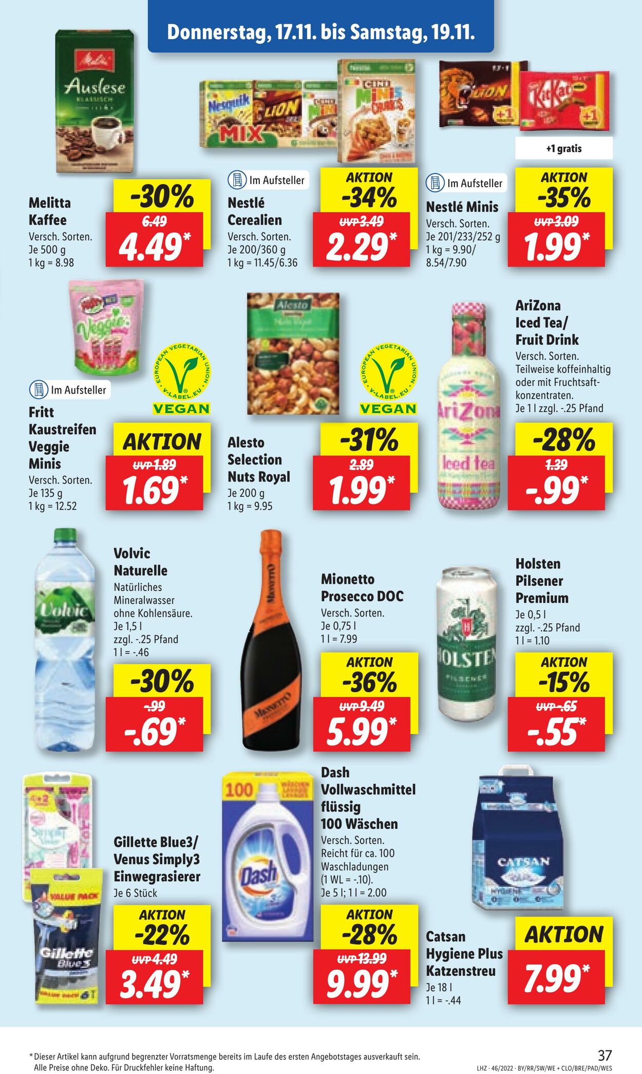 Prospekt Lidl 14.11.2022 - 19.11.2022