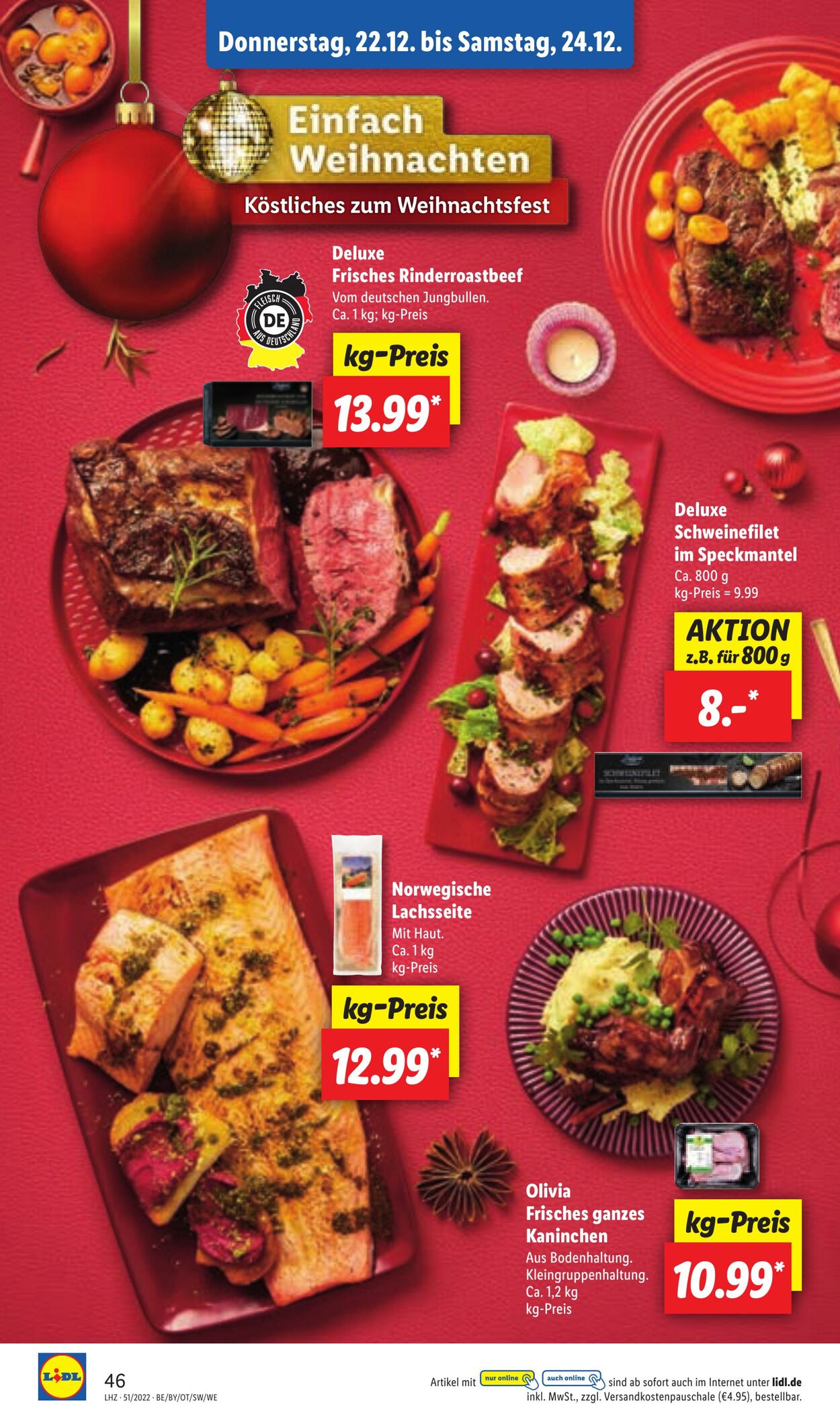 Prospekt Lidl 19.12.2022 - 24.12.2022