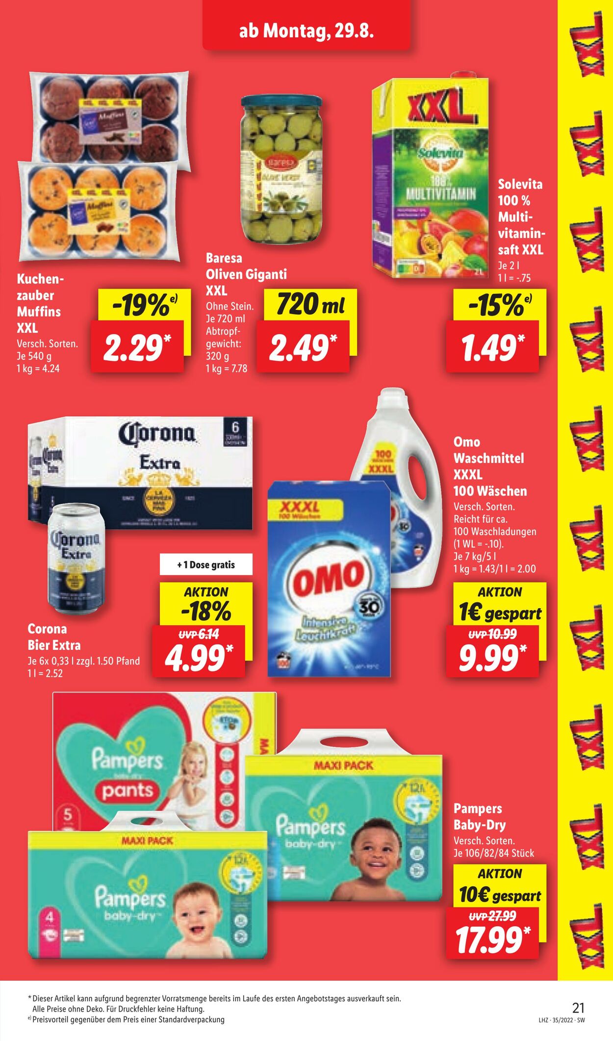 Prospekt Lidl 29.08.2022 - 03.09.2022