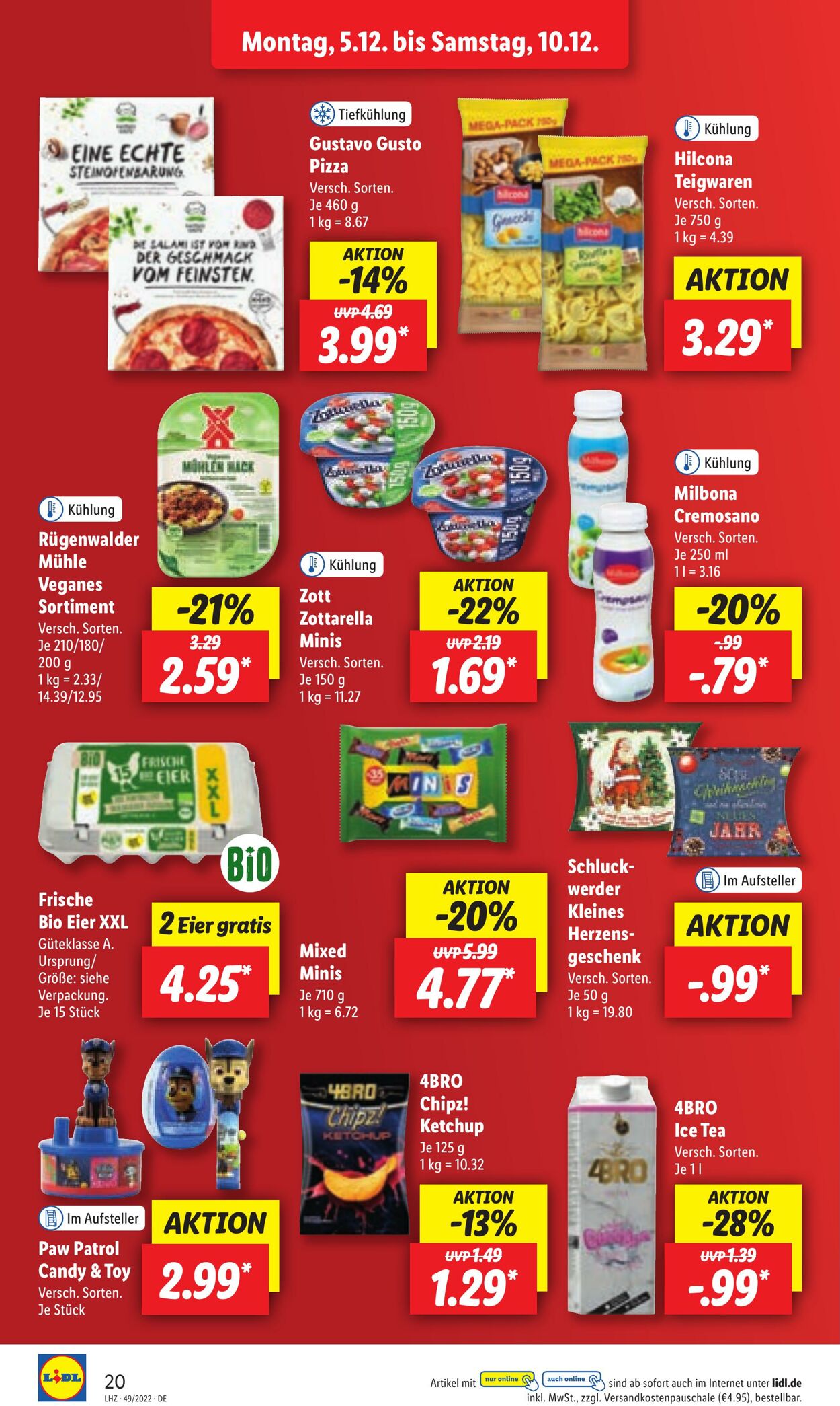 Prospekt Lidl 05.12.2022 - 10.12.2022