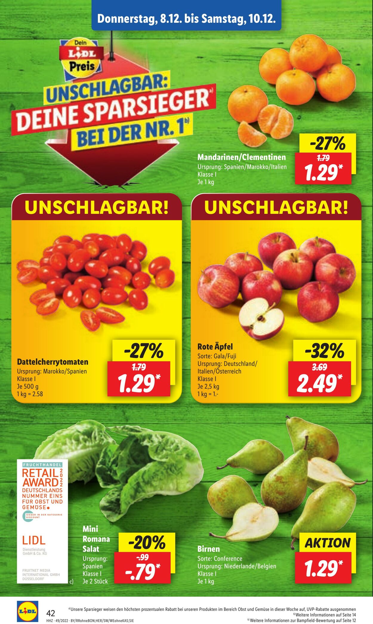 Prospekt Lidl 05.12.2022 - 10.12.2022