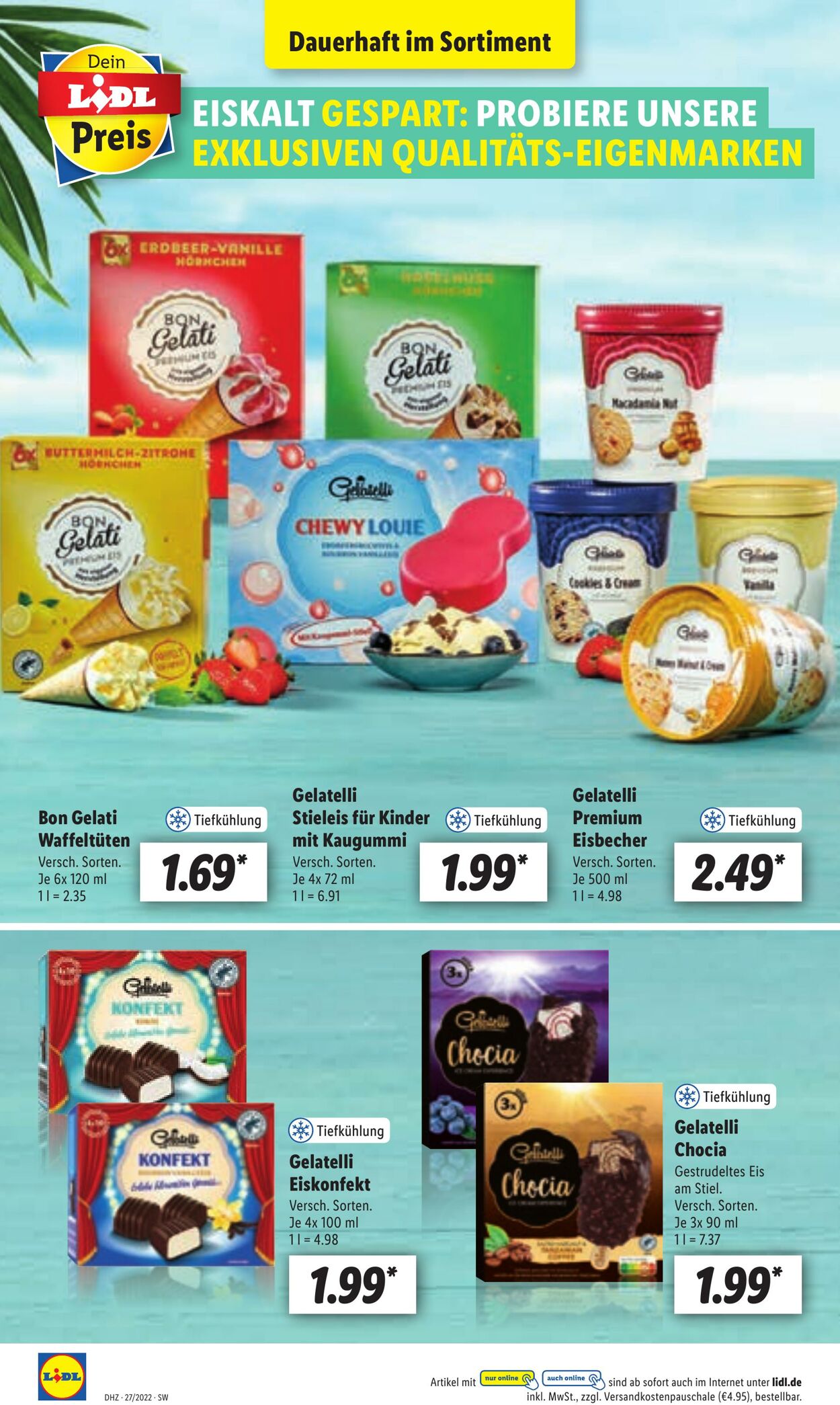 Prospekt Lidl 04.07.2022 - 09.07.2022