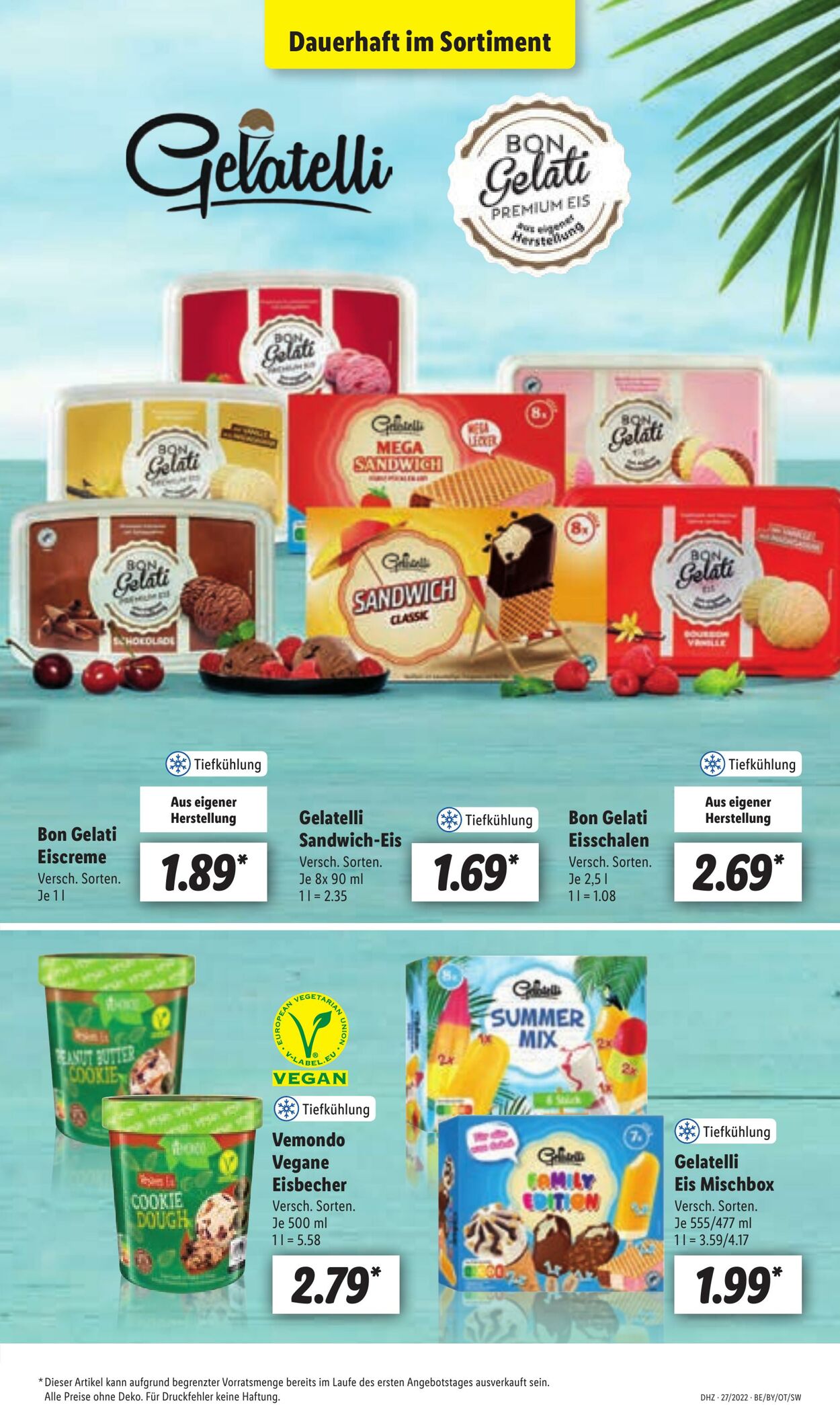 Prospekt Lidl 04.07.2022 - 09.07.2022