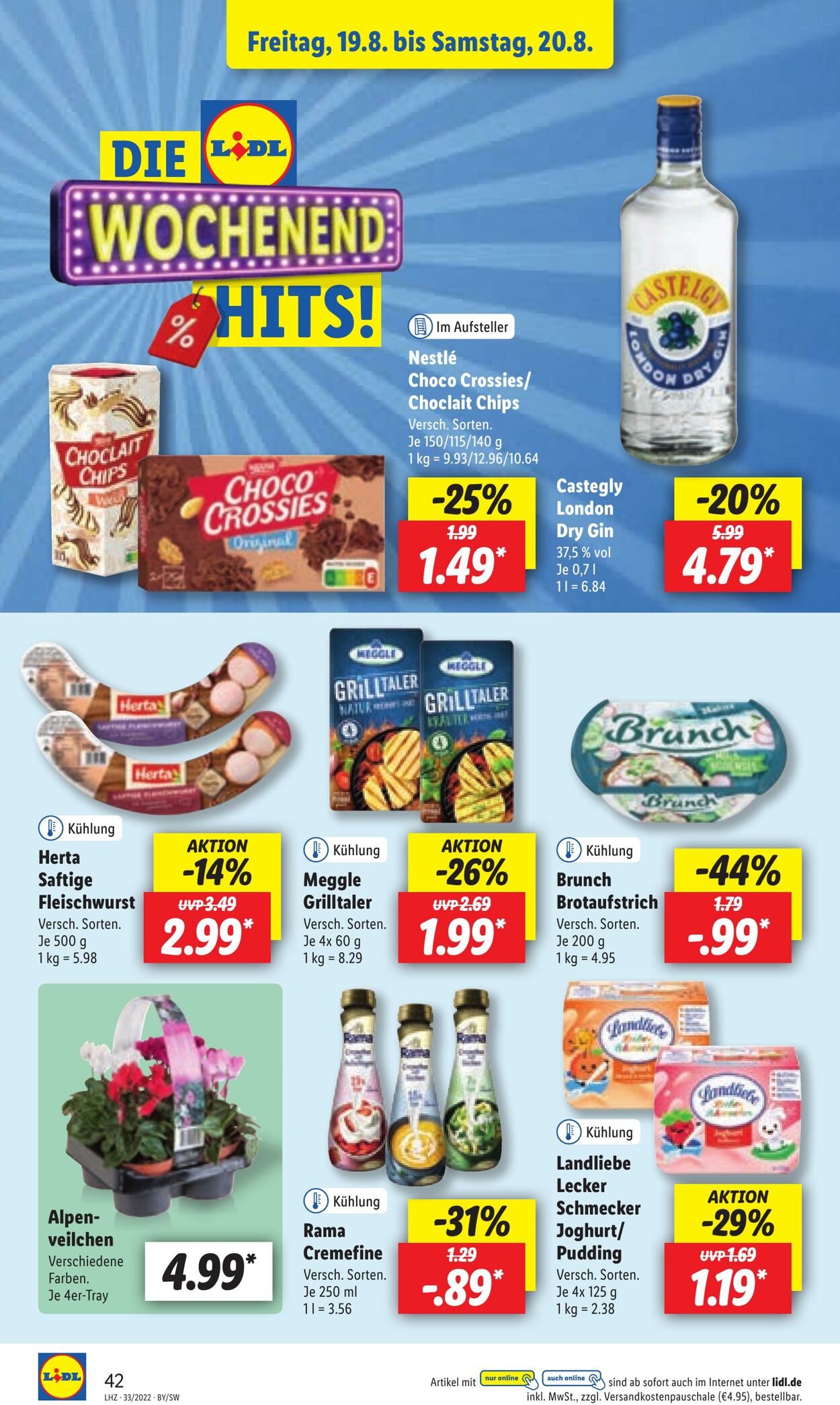 Prospekt Lidl 15.08.2022 - 20.08.2022