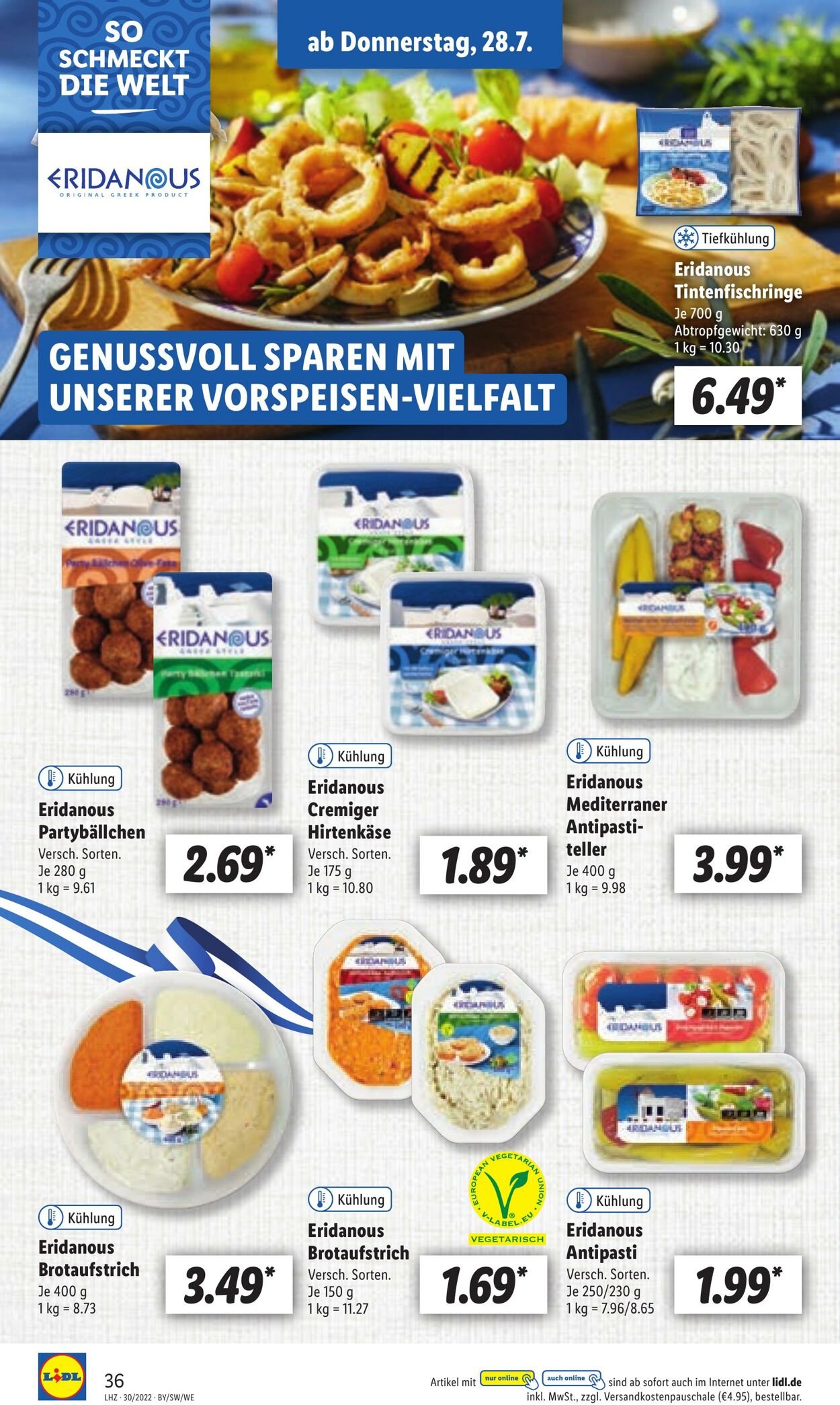 Prospekt Lidl 25.07.2022 - 30.07.2022